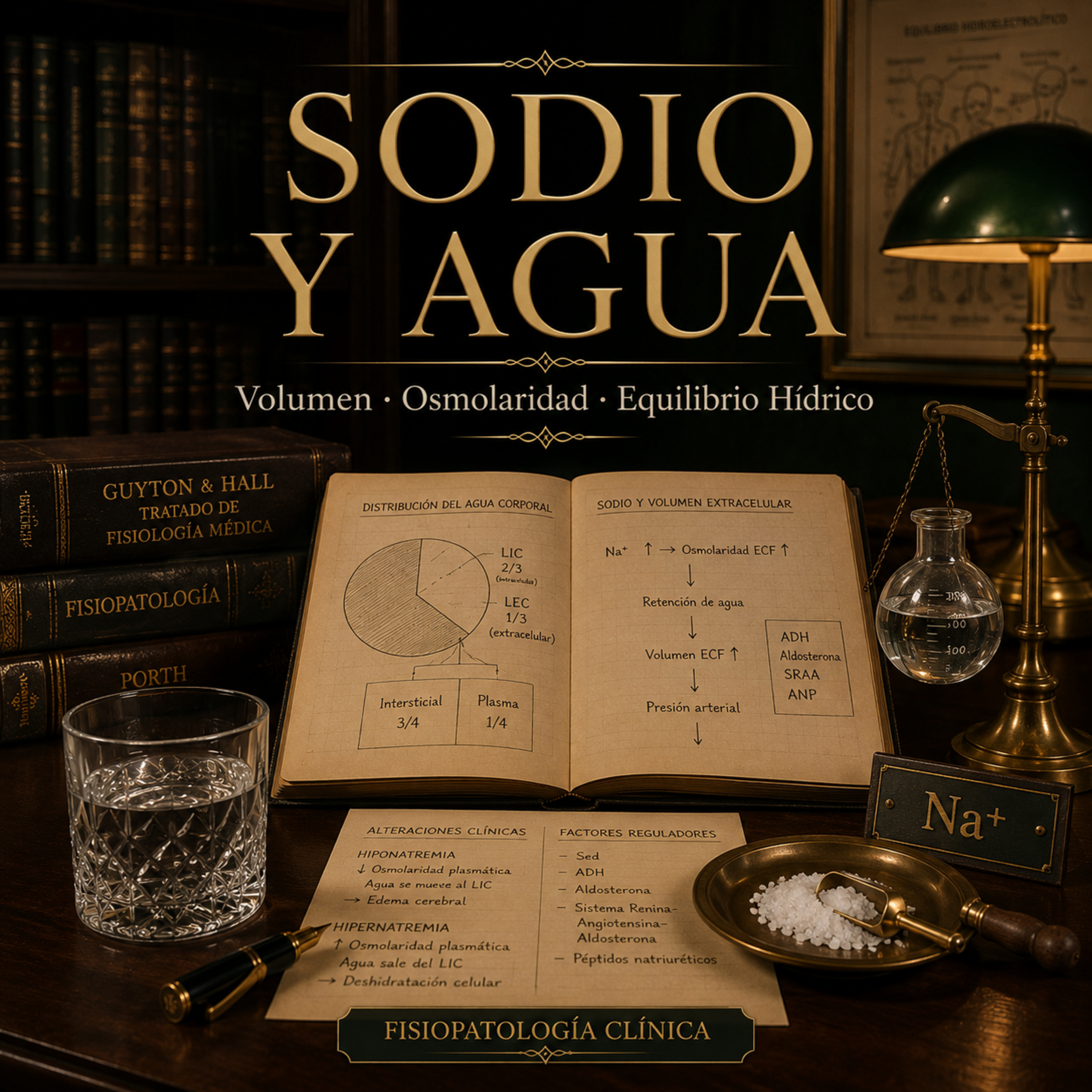 Sodio y equilibrio hídrico: el lenguaje del volumen corporal | Fisiopatología Clínica