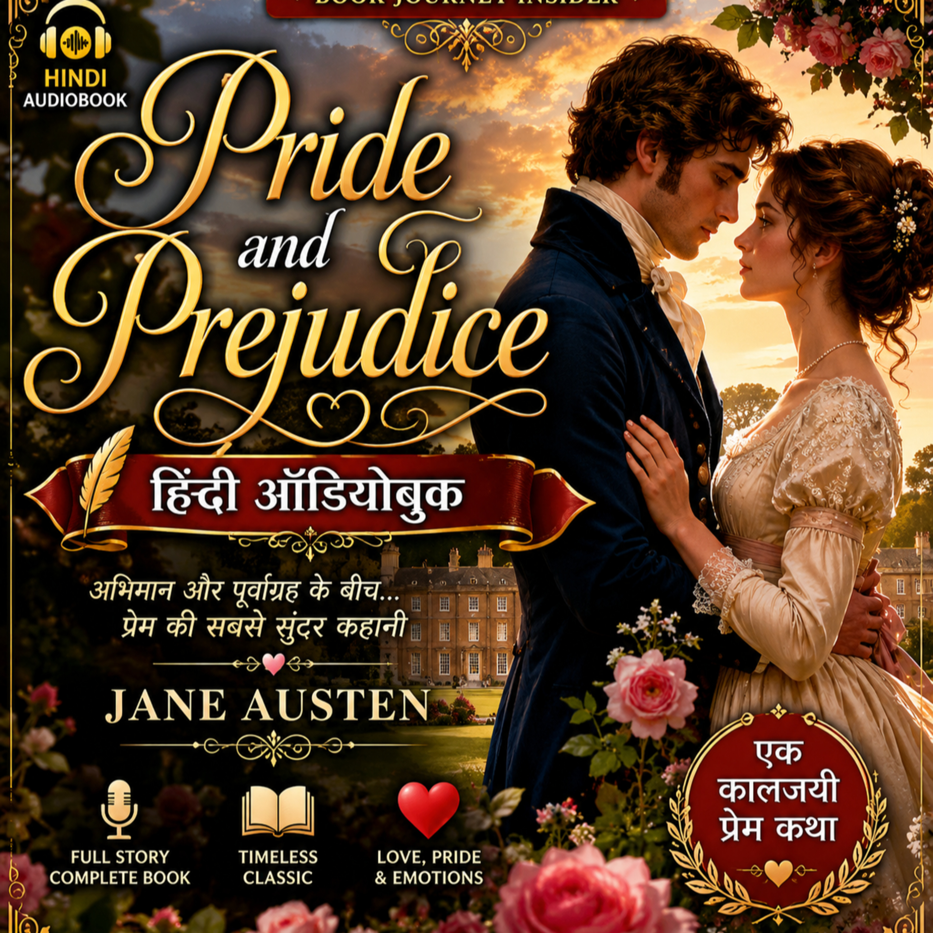 Pride and Prejudice (Full Hindi Audiobook) | Jane Austen | Complete Classic Novel