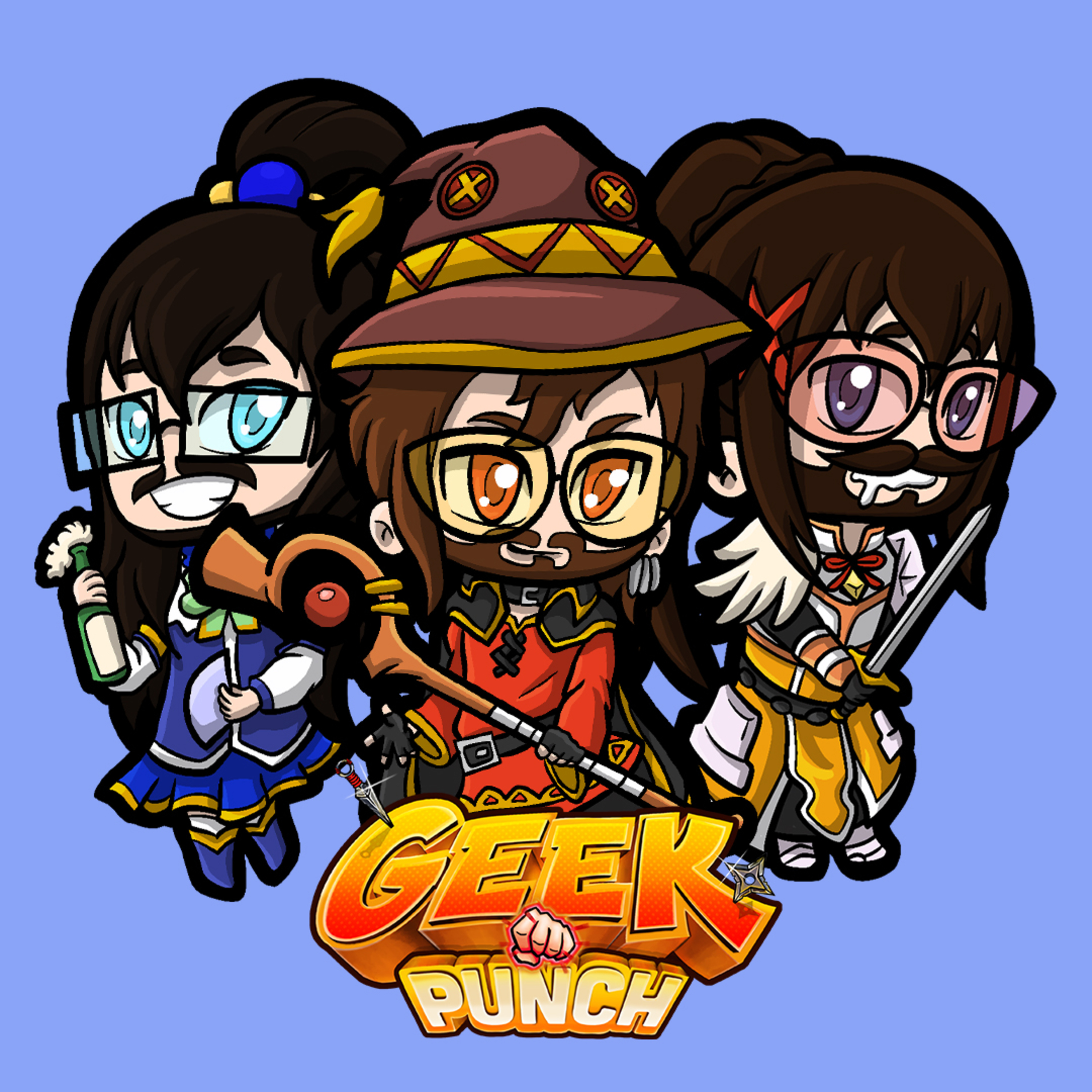 GEEK PUNCH - KONOSUBA/Punch 101 "El Isekai Ojos Claros" episode artwork