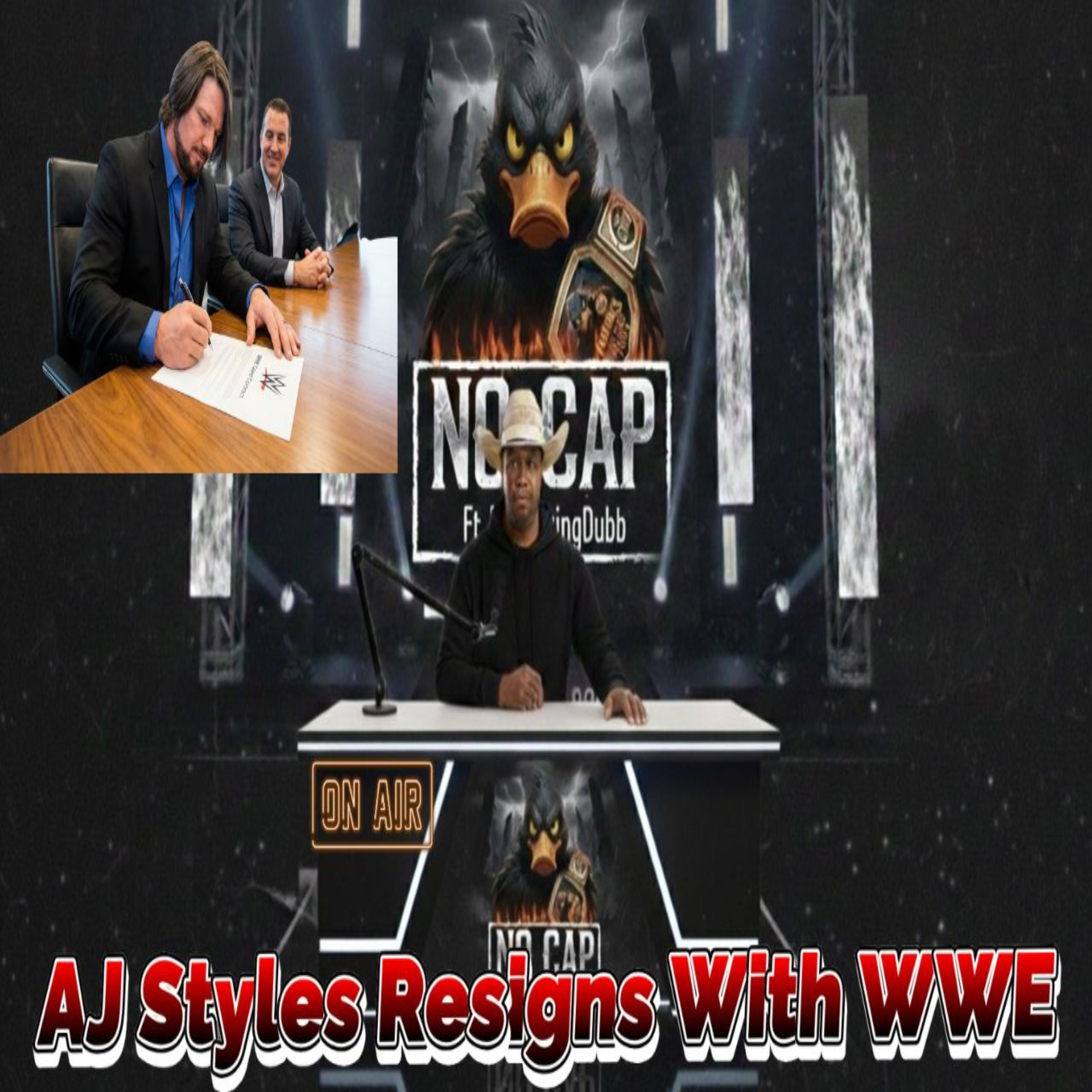 AJ Styles Retirement? 👀 | WWE, AEW & What Could’ve Been | No Cap Ep. 4 episode artwork