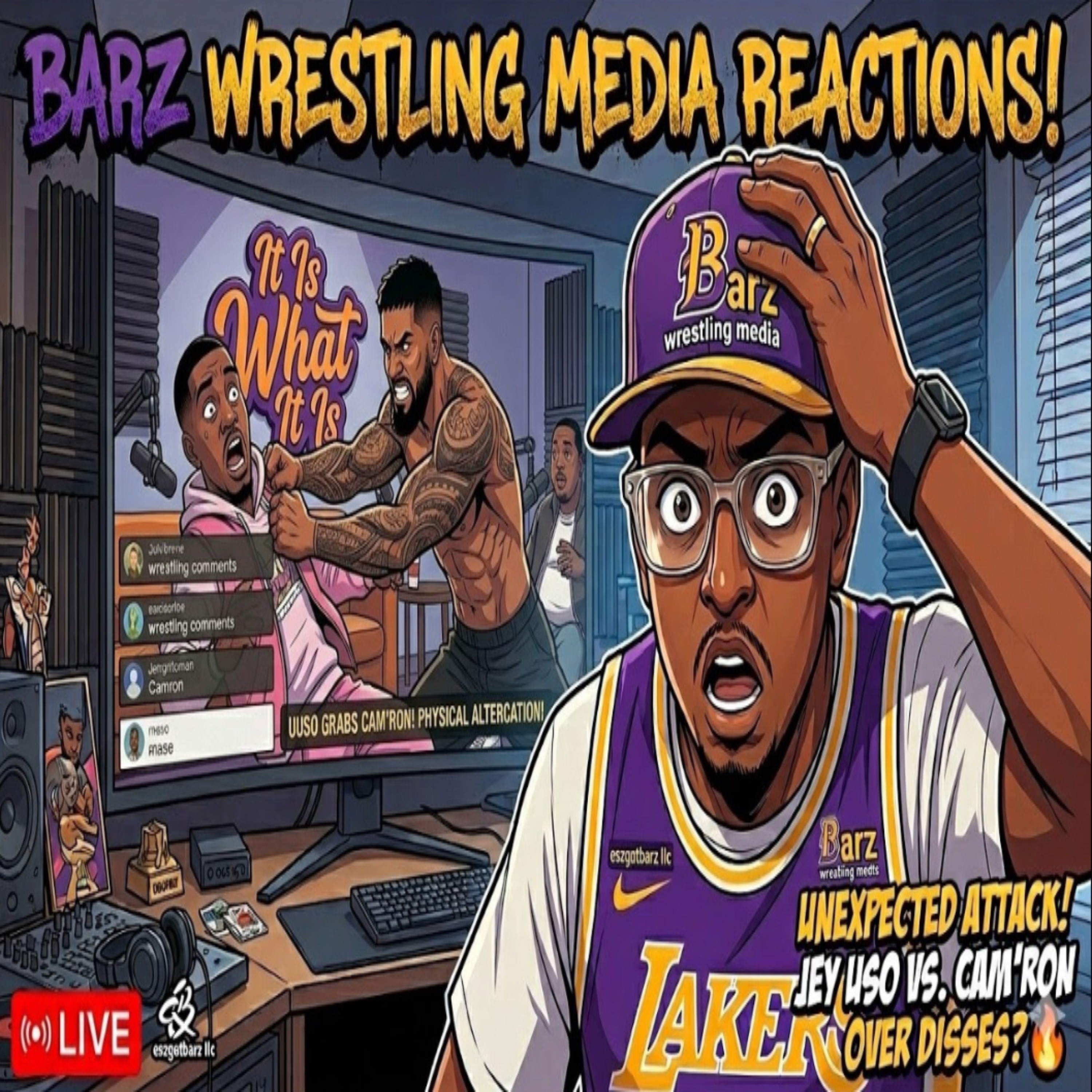 I DON’T SMELL WHAT THE UCE IS COOKING!" — Why Jey Uso Attacked Cam’ron! episode artwork