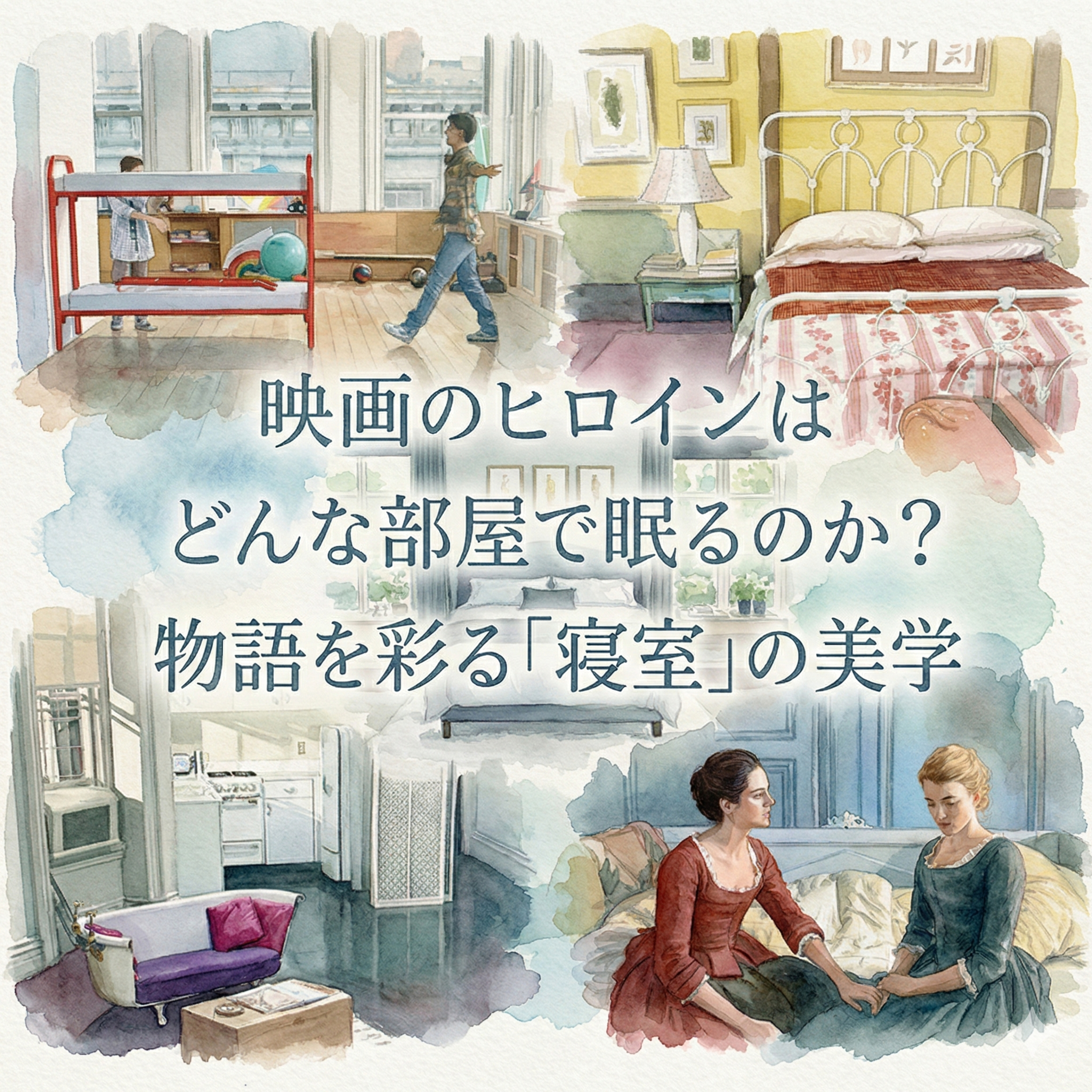 【32】映画のヒロインはどんな部屋で眠るのか?物語を彩る「寝室」の美学〜 ゲスト:ライター:峯丸さん 〜 episode artwork