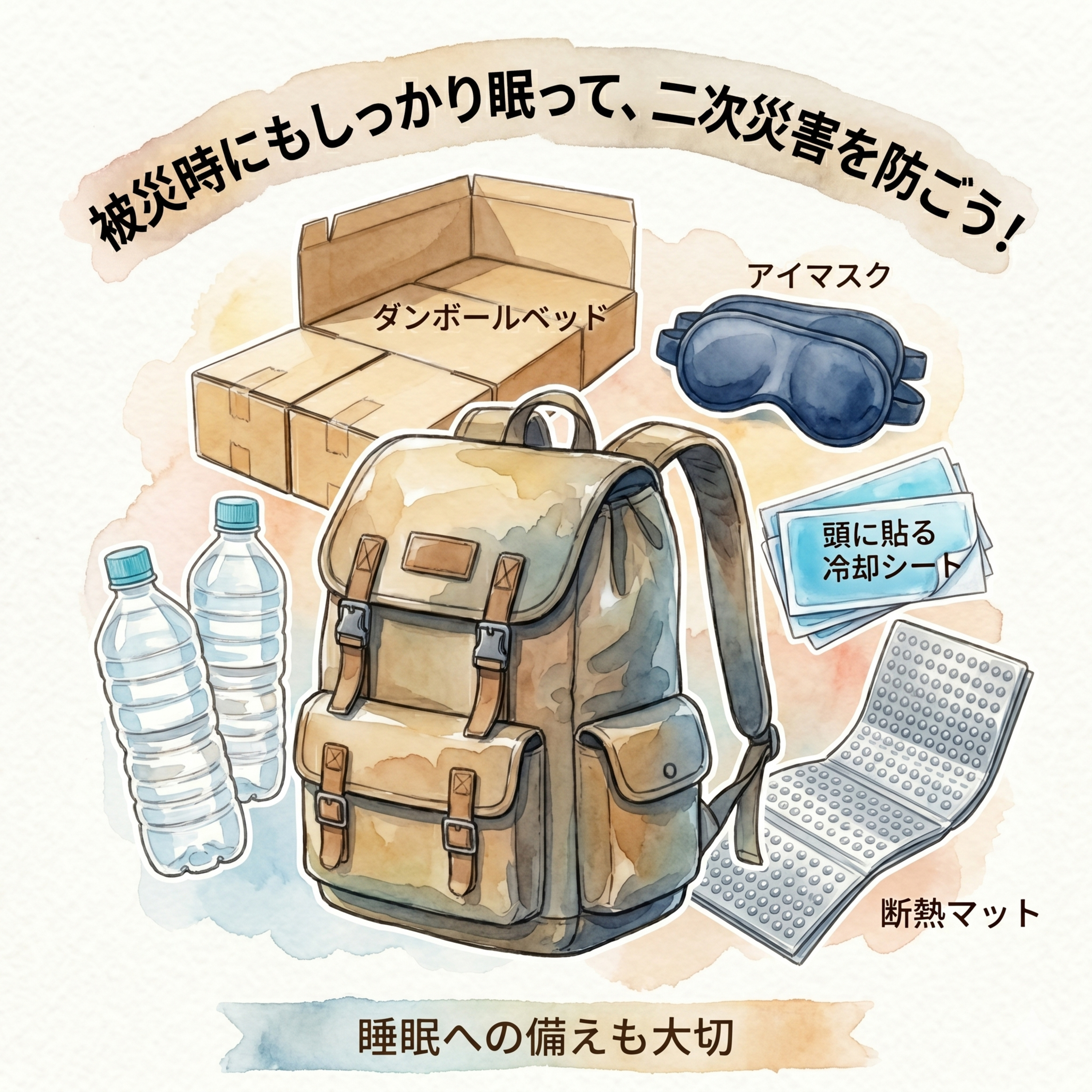 【50】ヒトゴトじゃない！災害時にどう眠る？ episode artwork