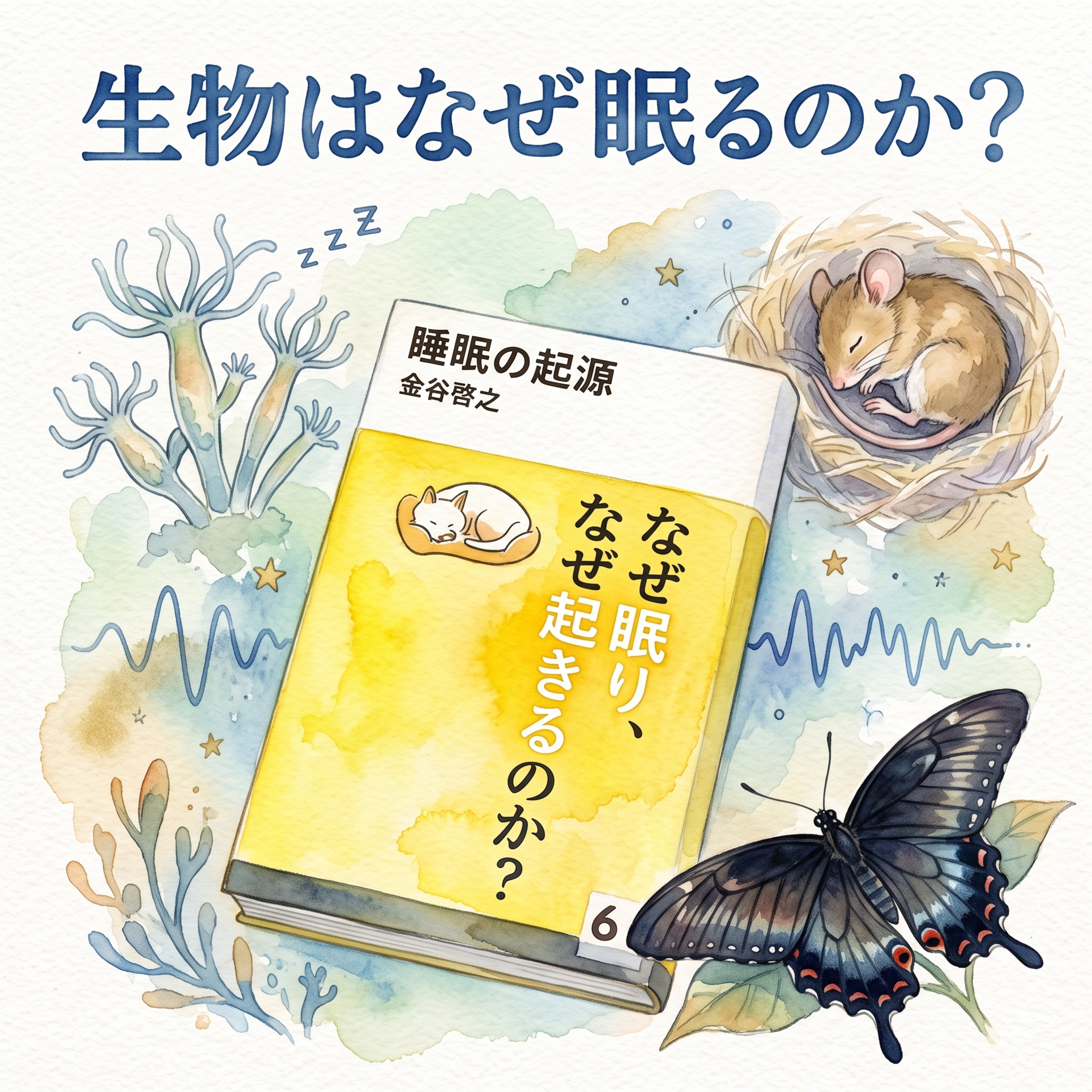 【17】なぜ眠り、なぜ起きるのか？『睡眠の起源』より episode artwork