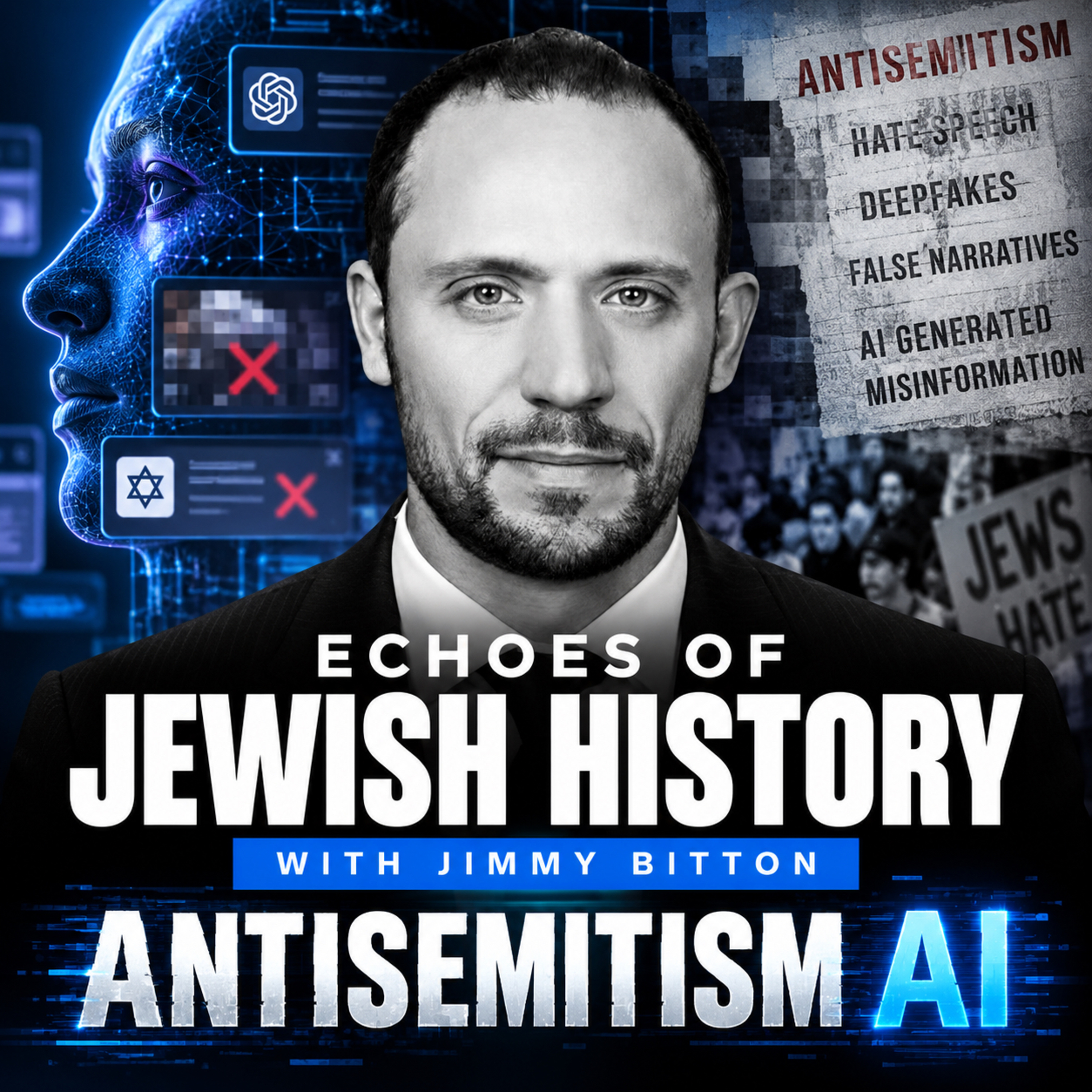 AI Is Learning to Hate Jews. Who Is Teaching It? w/ Jimmy Bitton