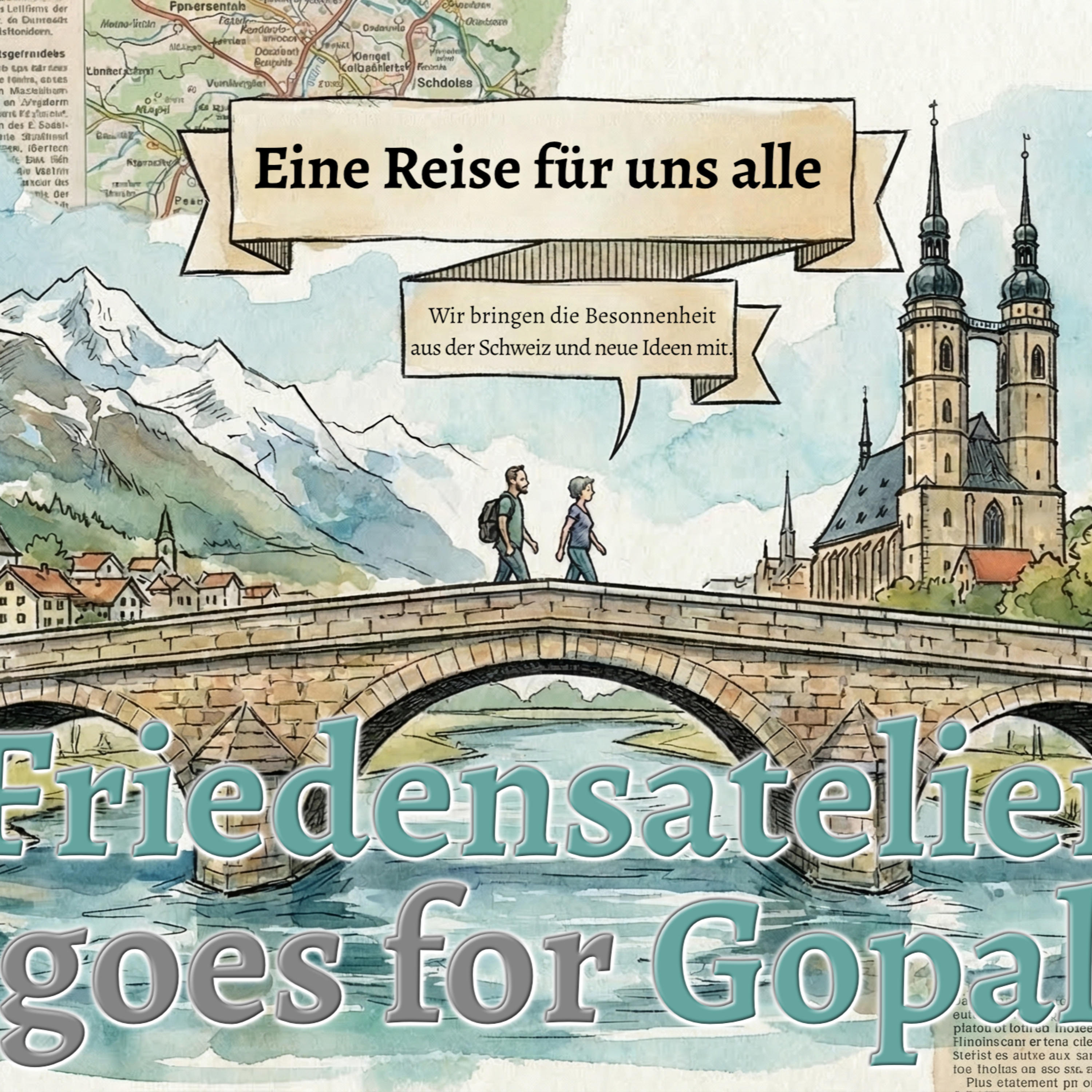 Wir sind sprachlos (und nass) 🌧️ – Update zu "FriedensAtelier goes Gopal" | Radio Friedensfunk #20 episode artwork