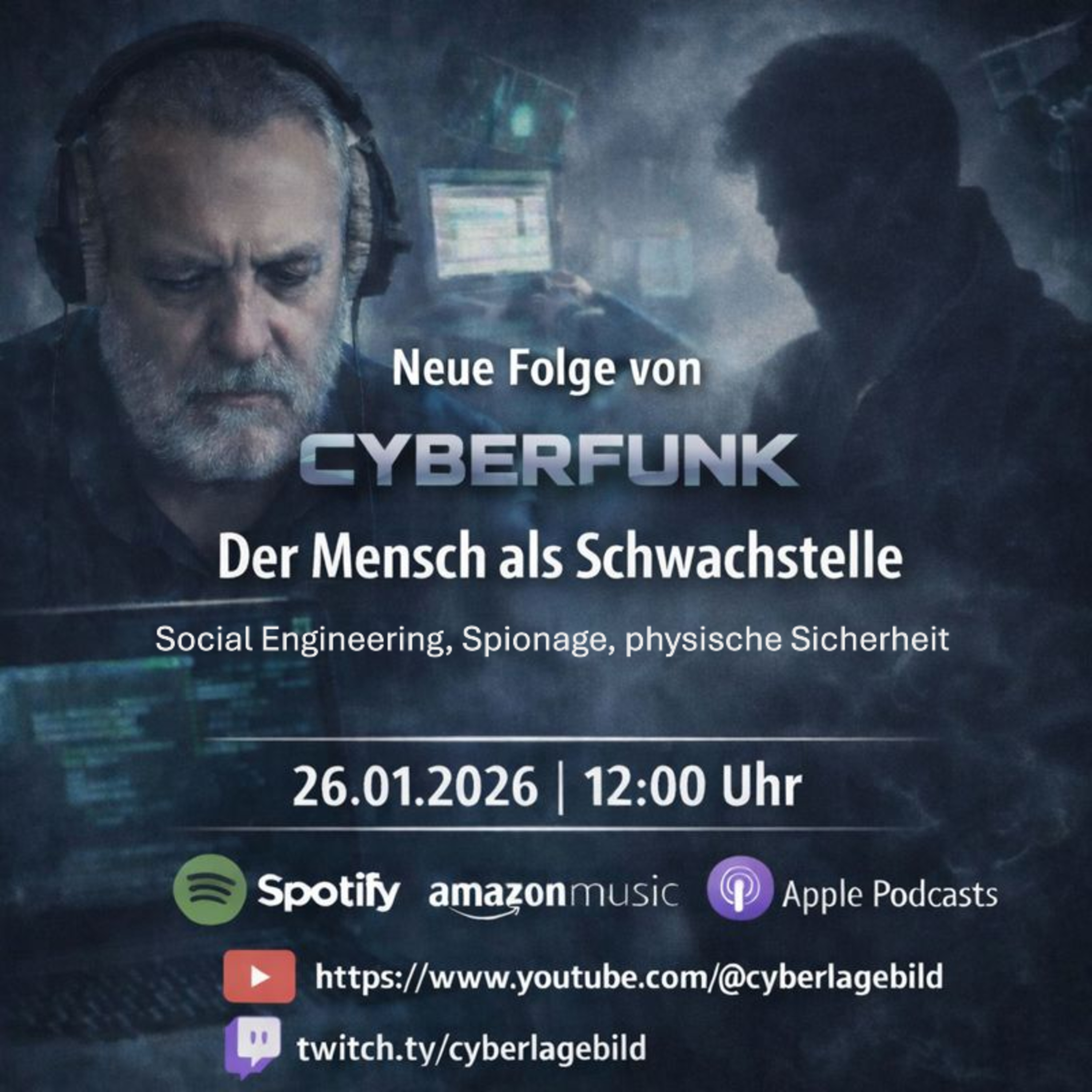 Der Mensch als Schwachstelle - Social Engineering, Spionage, physische Sicherheit episode artwork