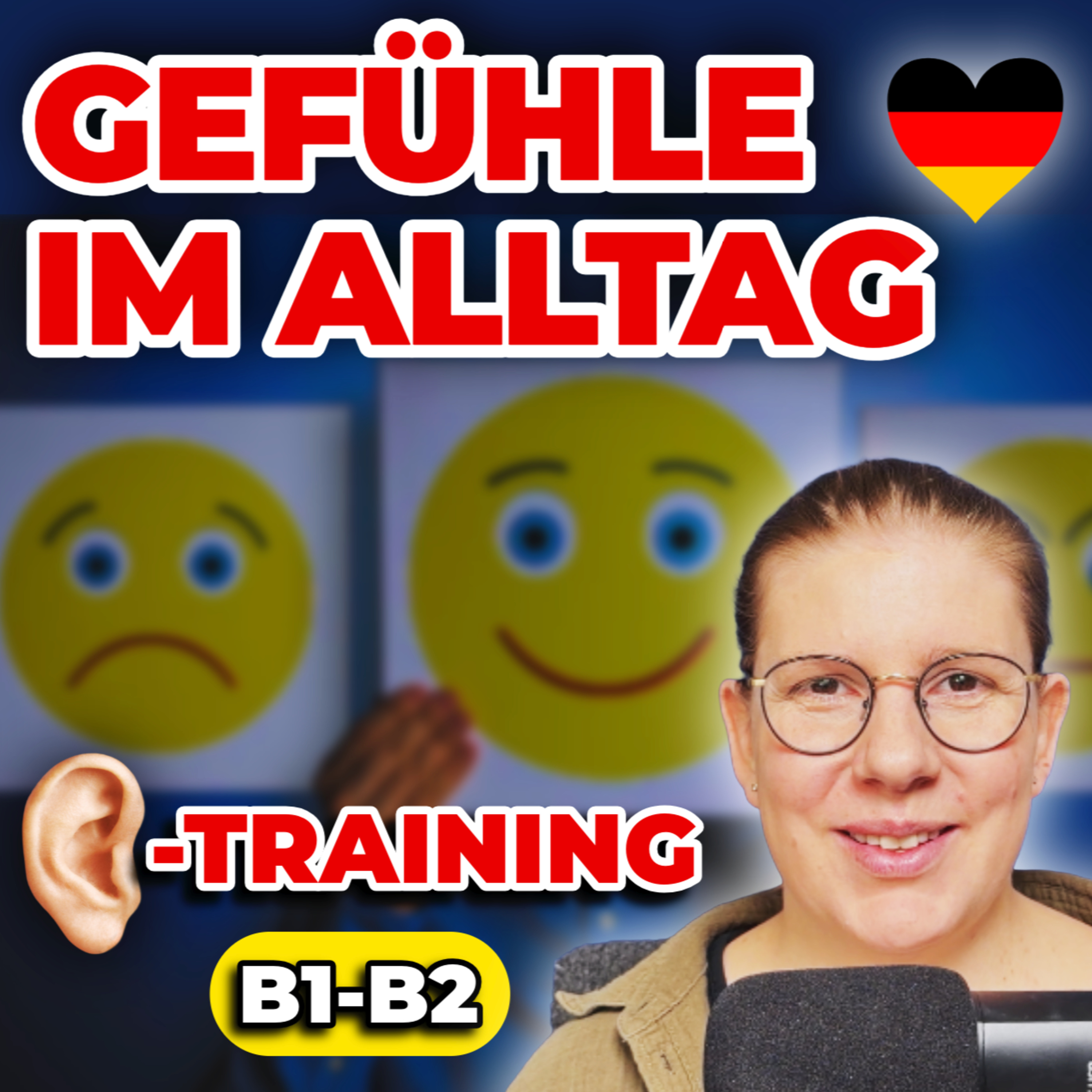 🎧 Hörtraining – Gefühle im Alltag (B1–B2)