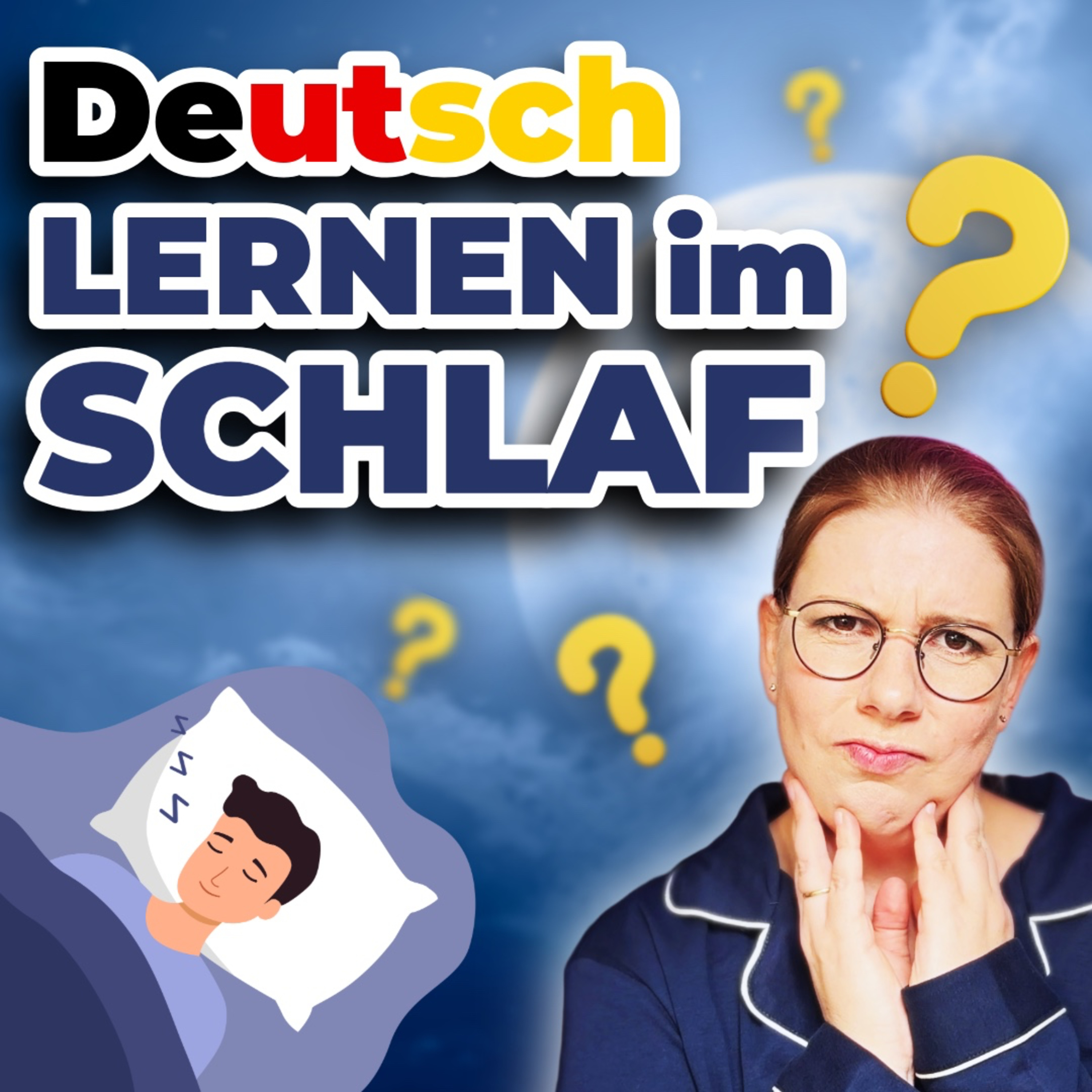 Deutsch lernen im SCHLAF? 🌙 Was wirklich funktioniert!