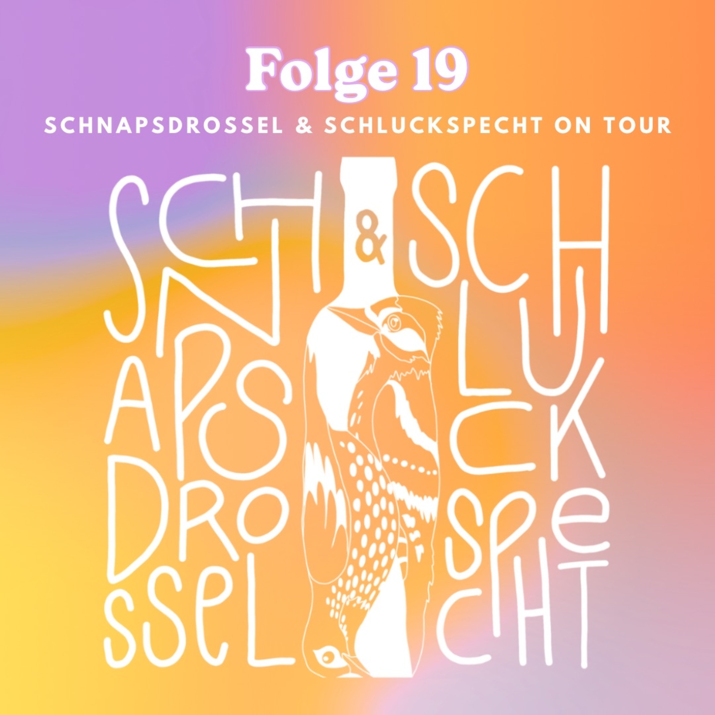 Schnapsdrossel und Schluckspecht