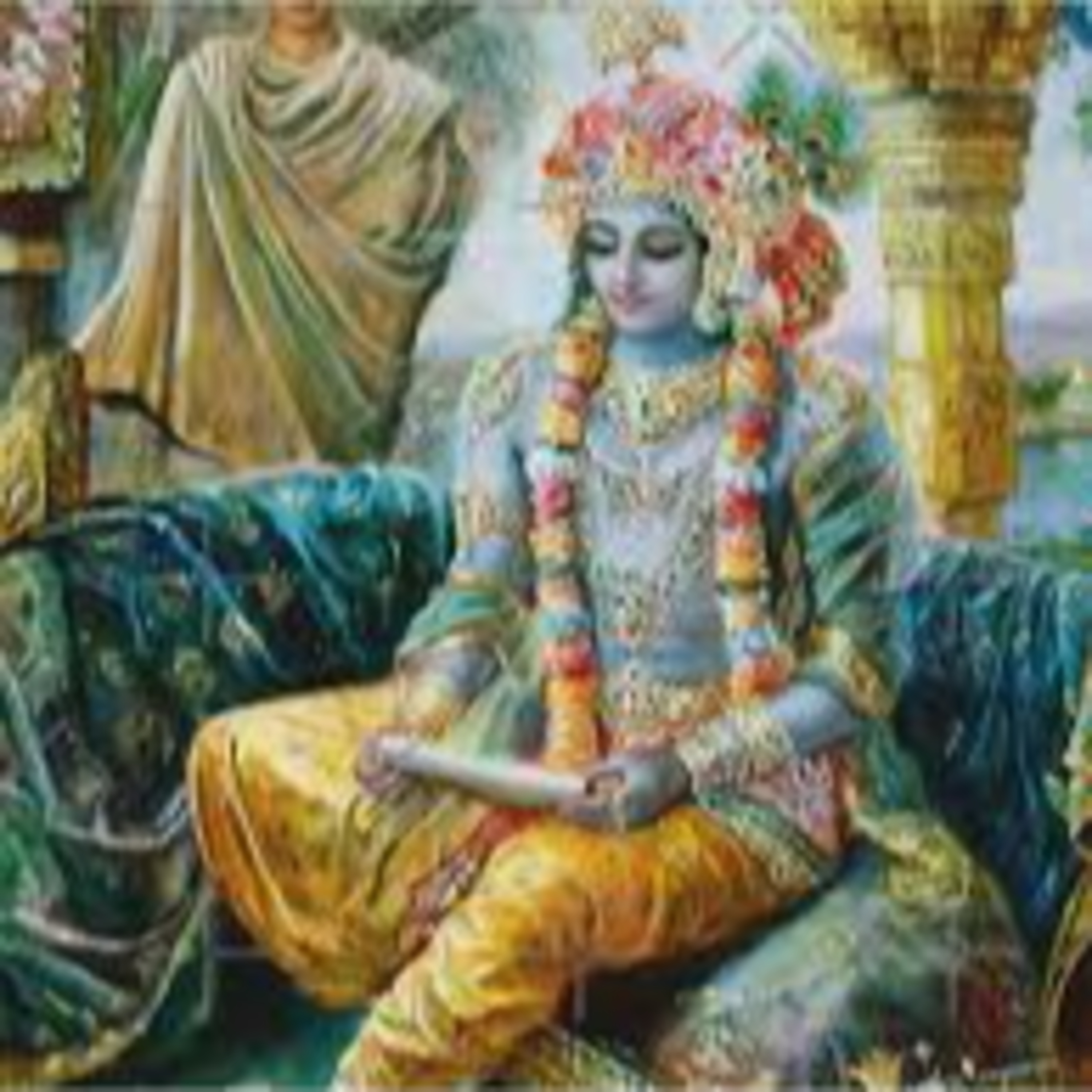 Dashakam 078 Life in Dwaraka & Message from Rukmini