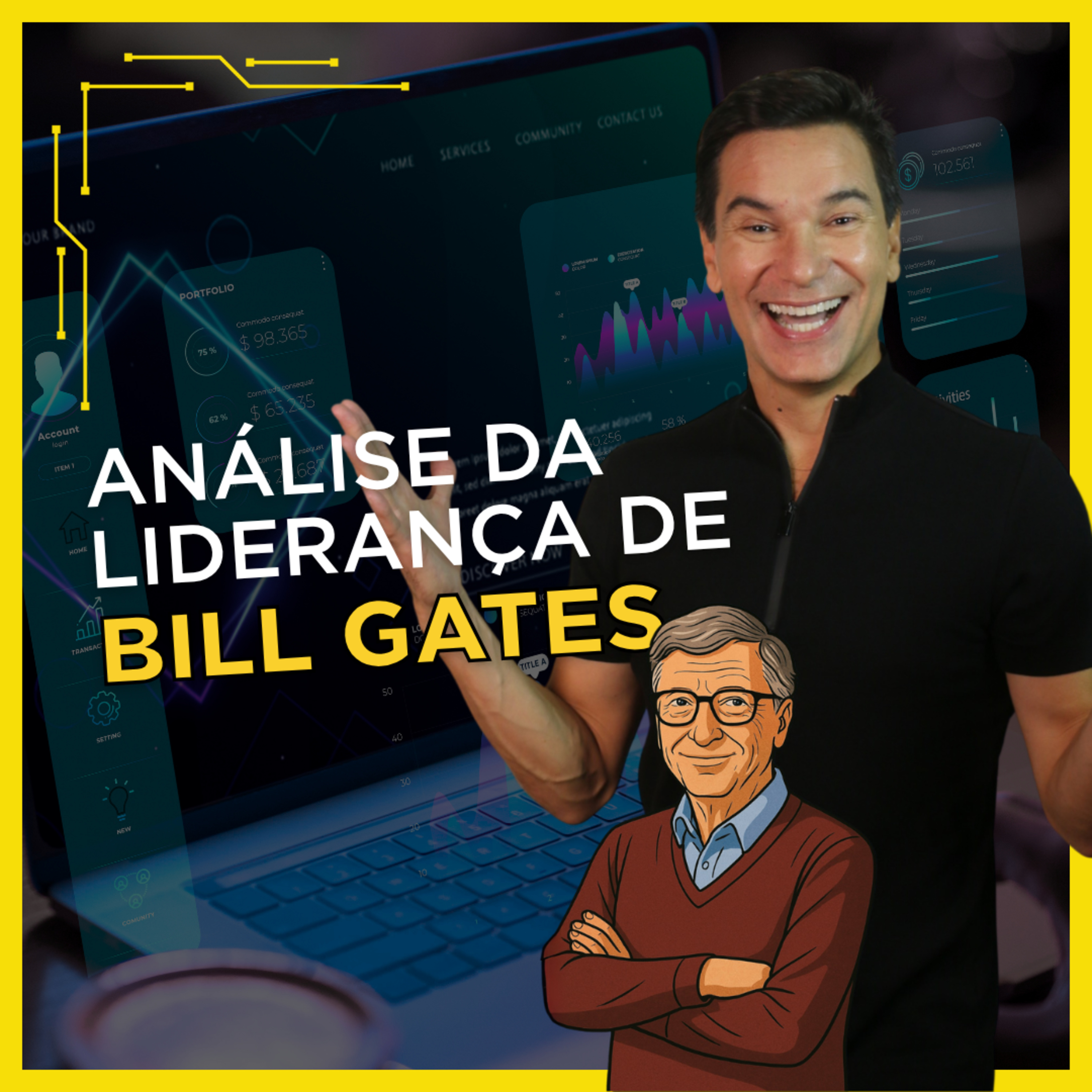 Decodifique o perfil de liderança de Bill Gates