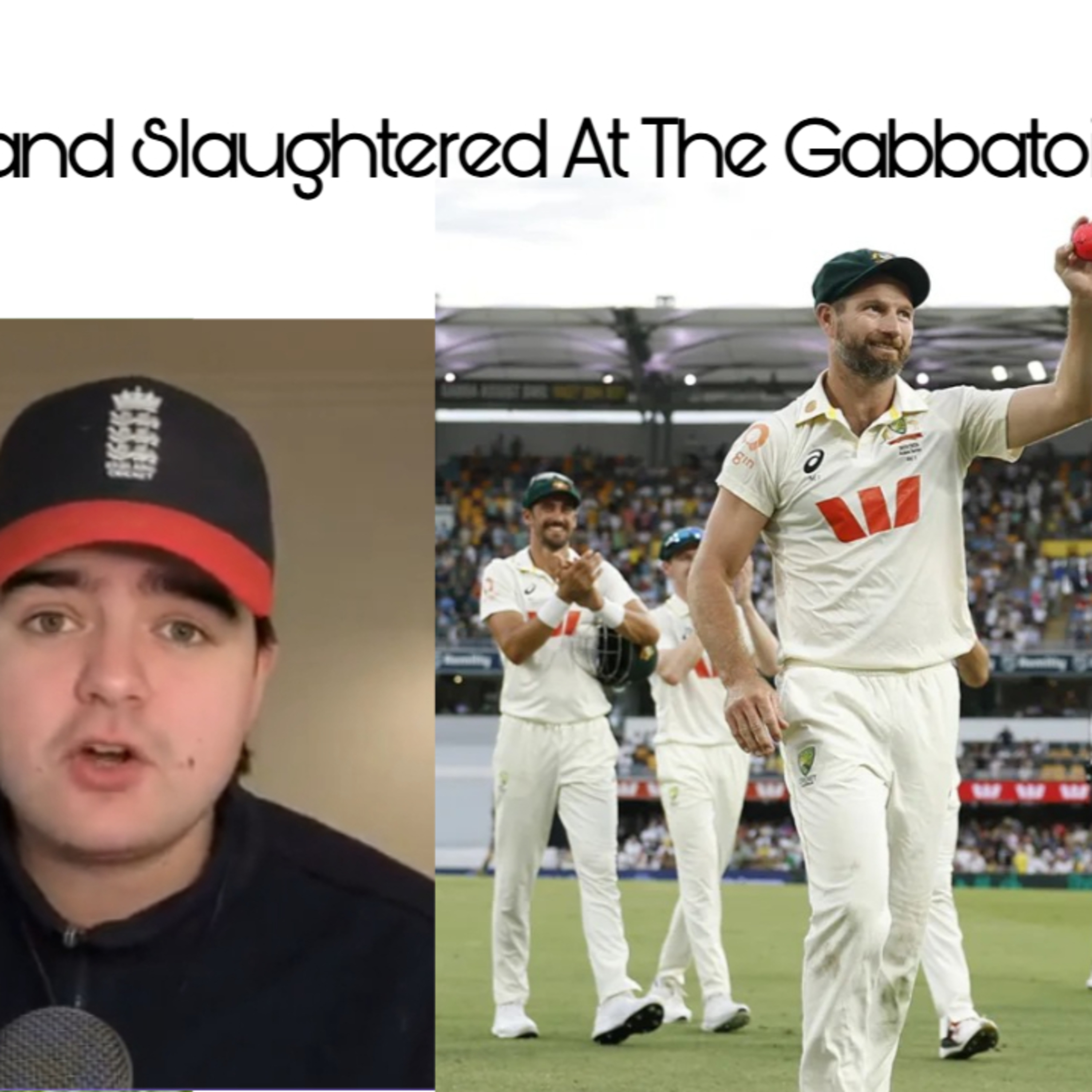 2nd Ashes test review - England slaughtered at the Gabbatoire  episode artwork