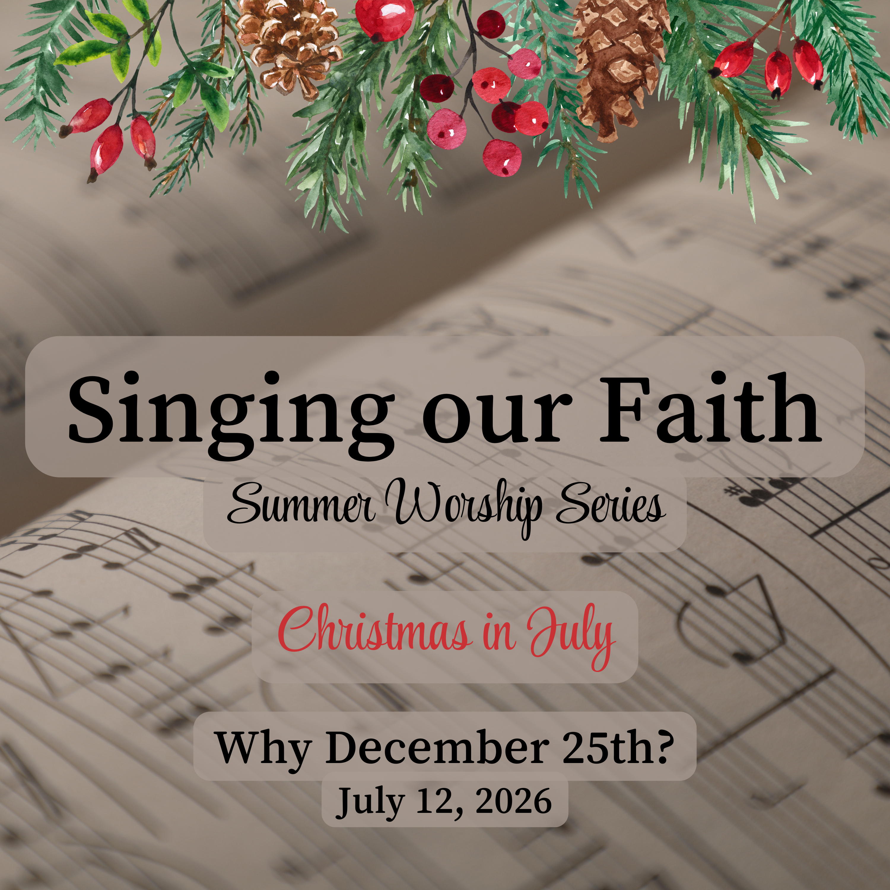 Sermon Podcast | Why December 25th? | Rev. Laura Fry episode artwork