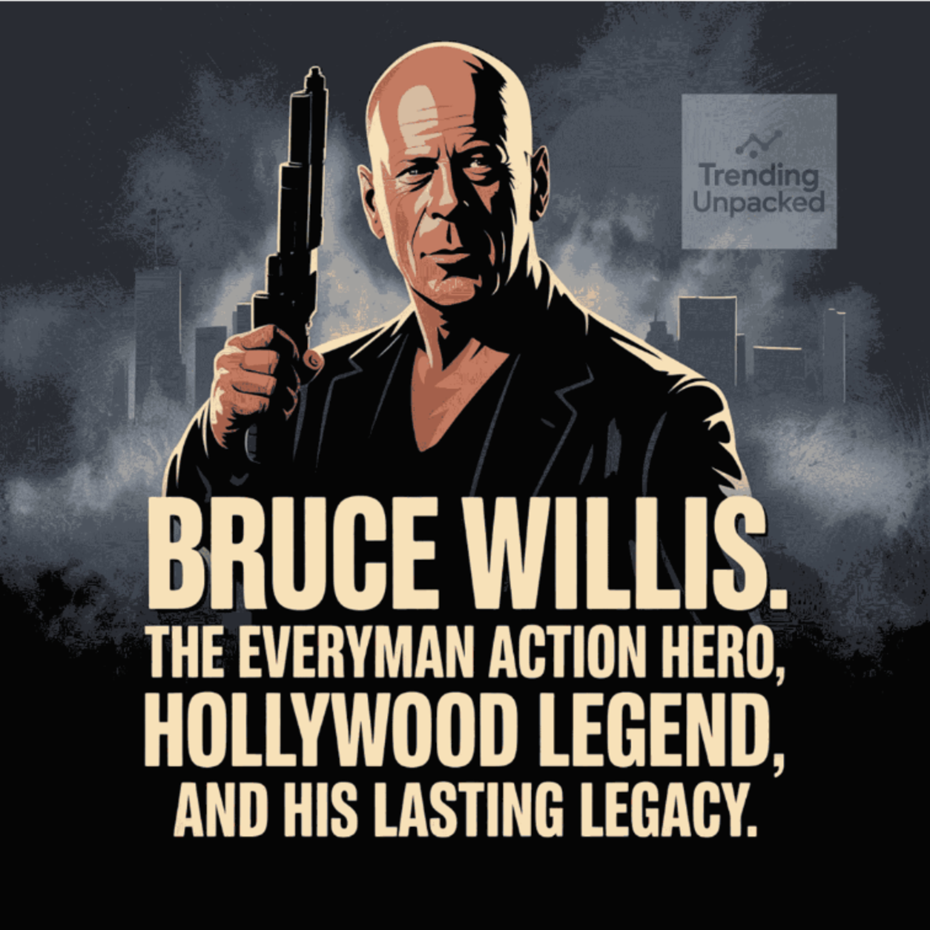 Bruce Willis: The Everyman Action Hero, Hollywood Legend, and His Lasting Legacy episode artwork