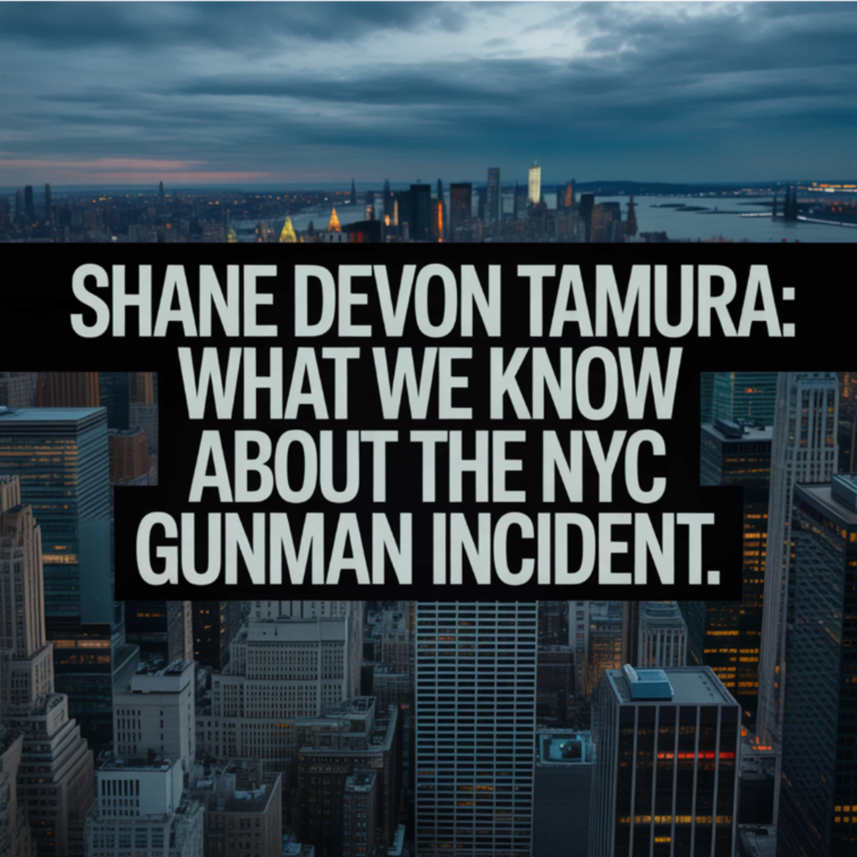 Shane Devon Tamura: What We Know About the NYC Gunman Incident episode artwork