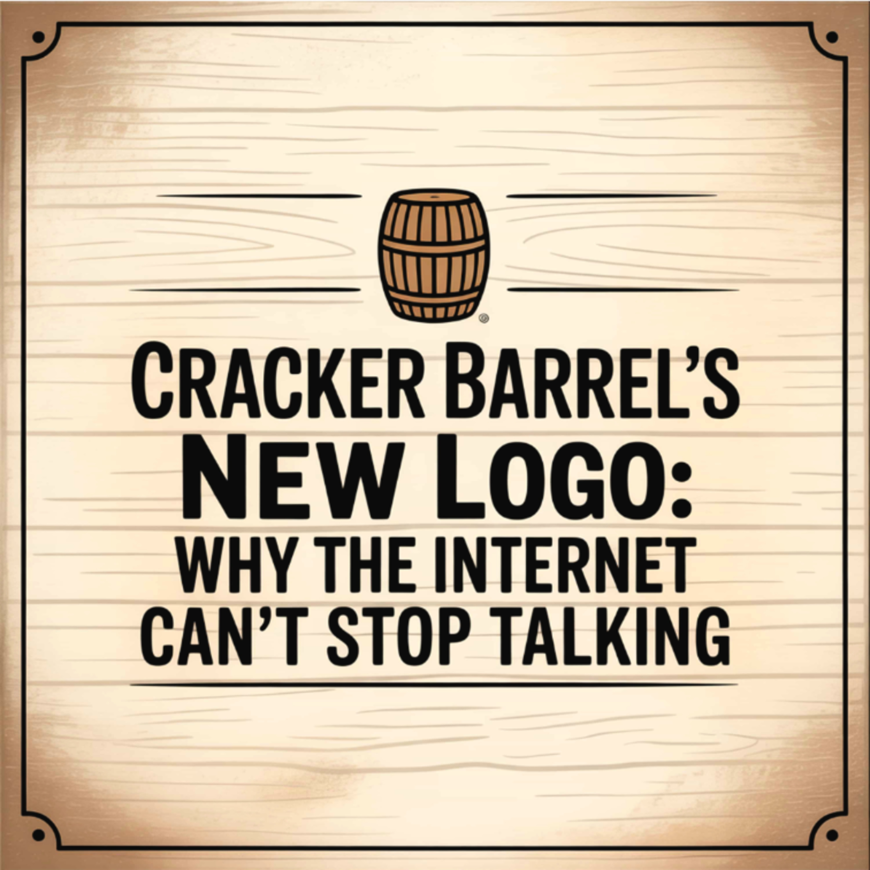Cracker Barrel’s New Logo: Why the Internet Can’t Stop Talking episode artwork