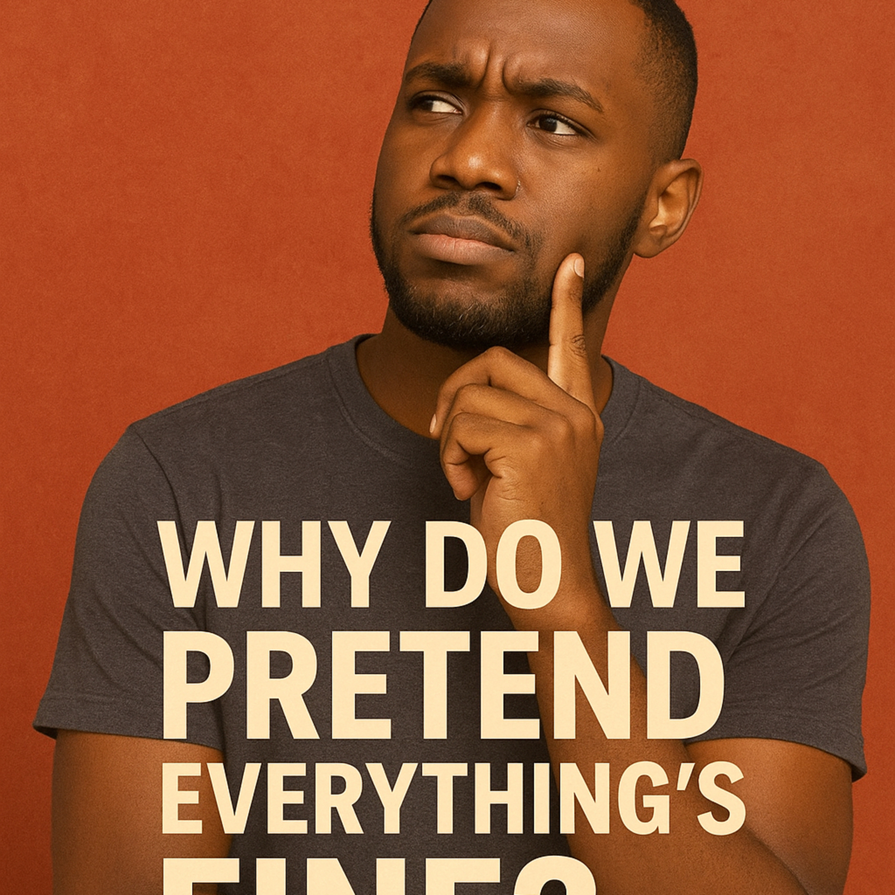 Why do we pretend everything’s fine? episode artwork