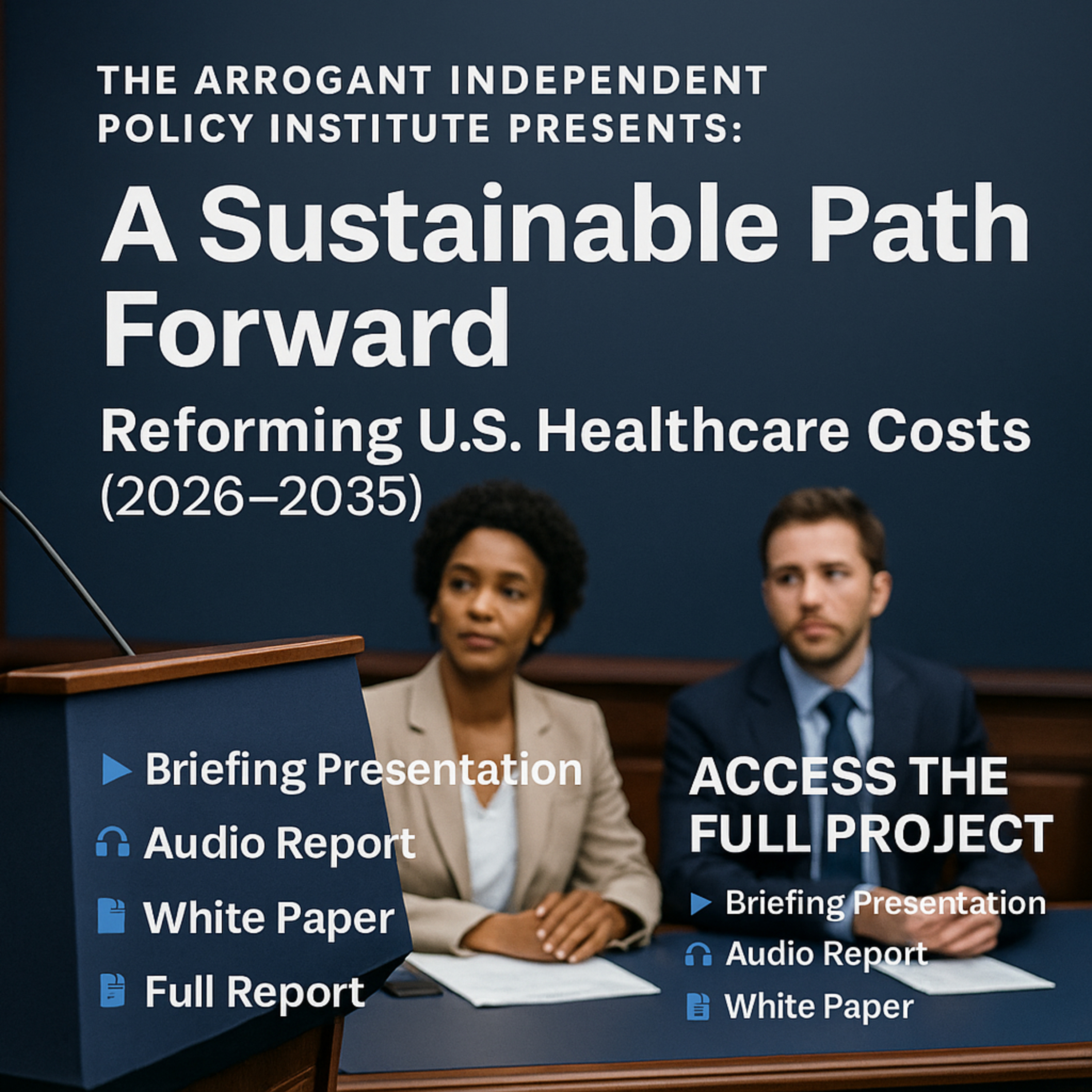 A Sustainable Path Forward: Reforming U.S. Healthcare Costs (2026–2035) episode artwork