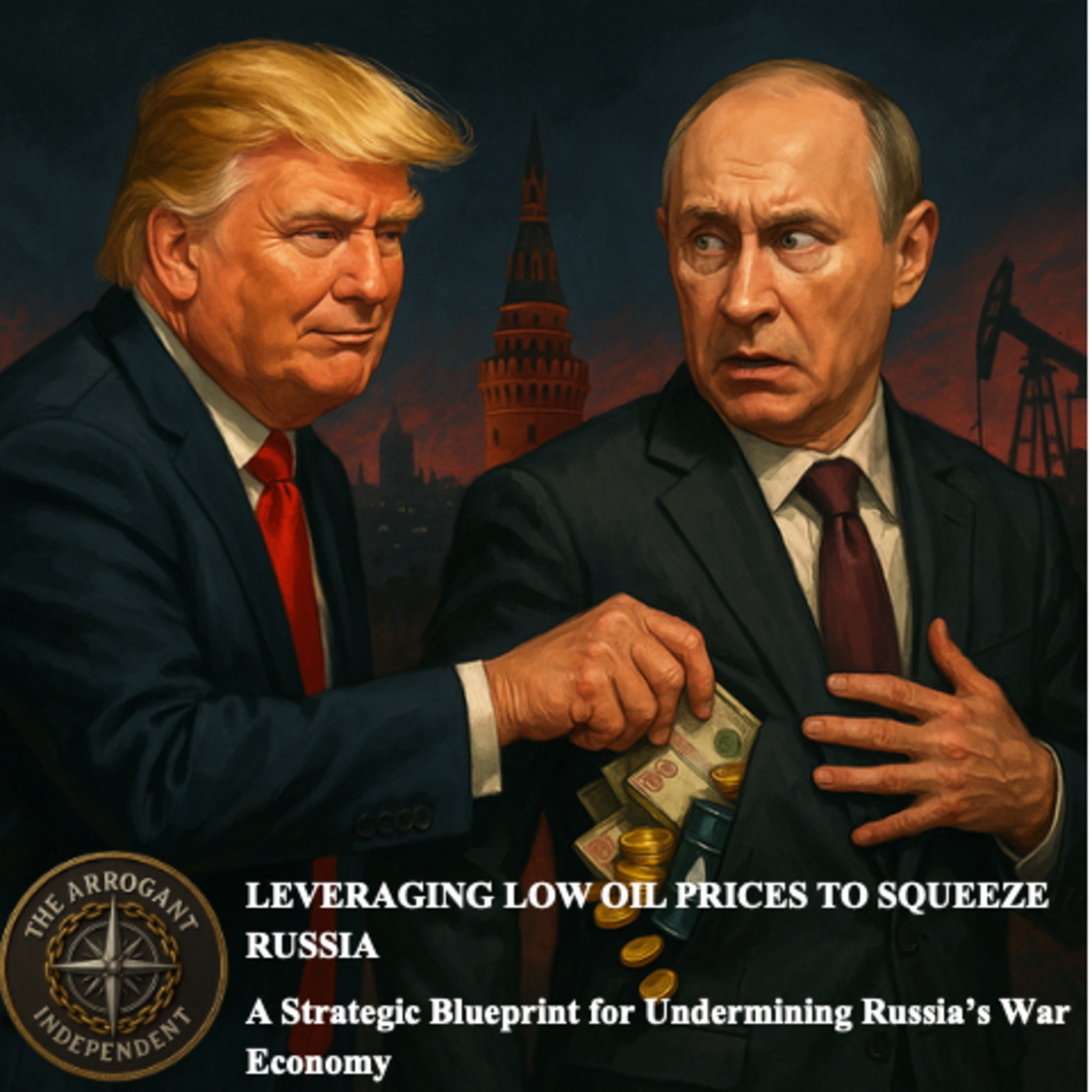 “Leveraging Low Oil Prices to Squeeze Russia” Special Investigation Series on War and Money – Part 2 of 2 episode artwork
