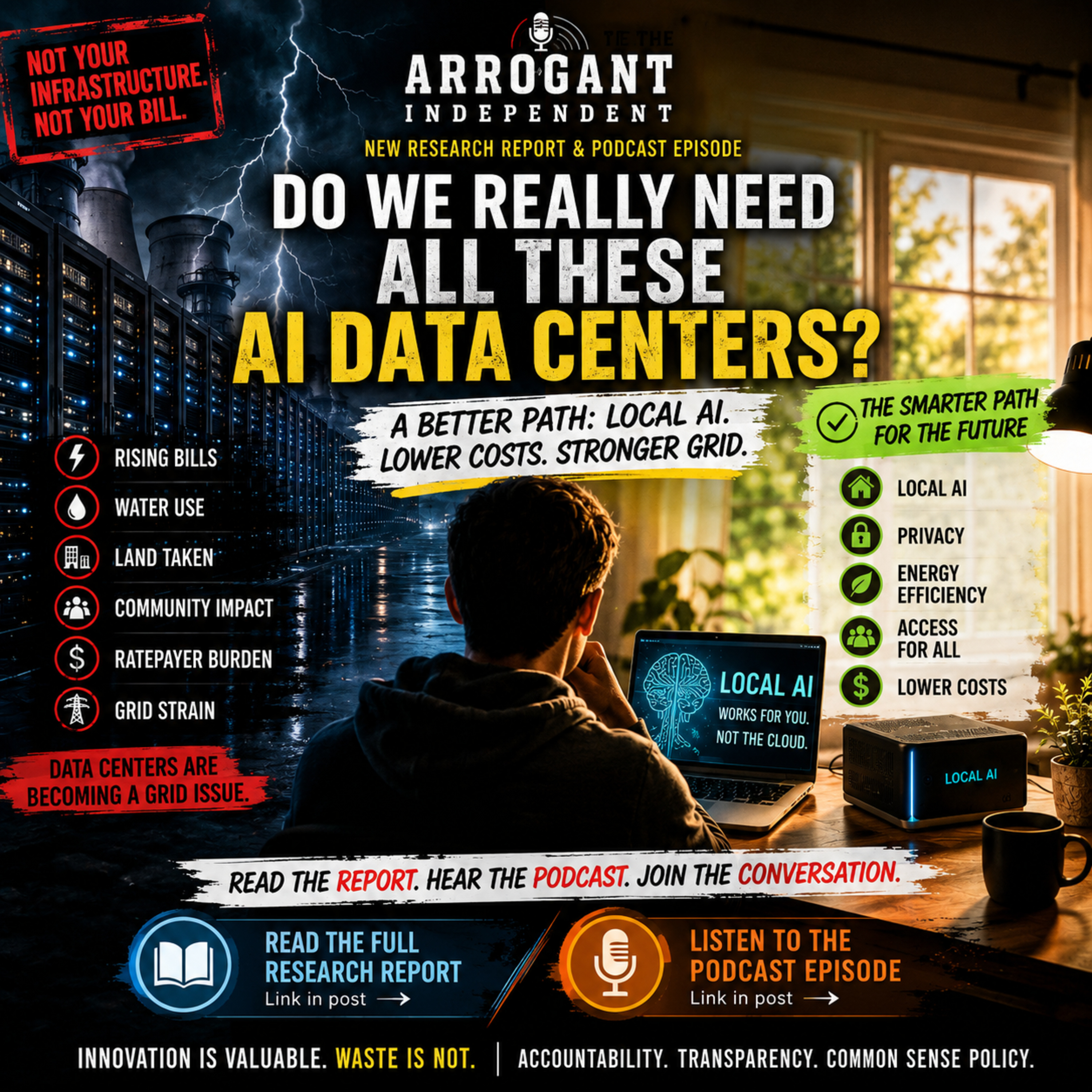 Do We Really Need All These AI Data Centers? episode artwork