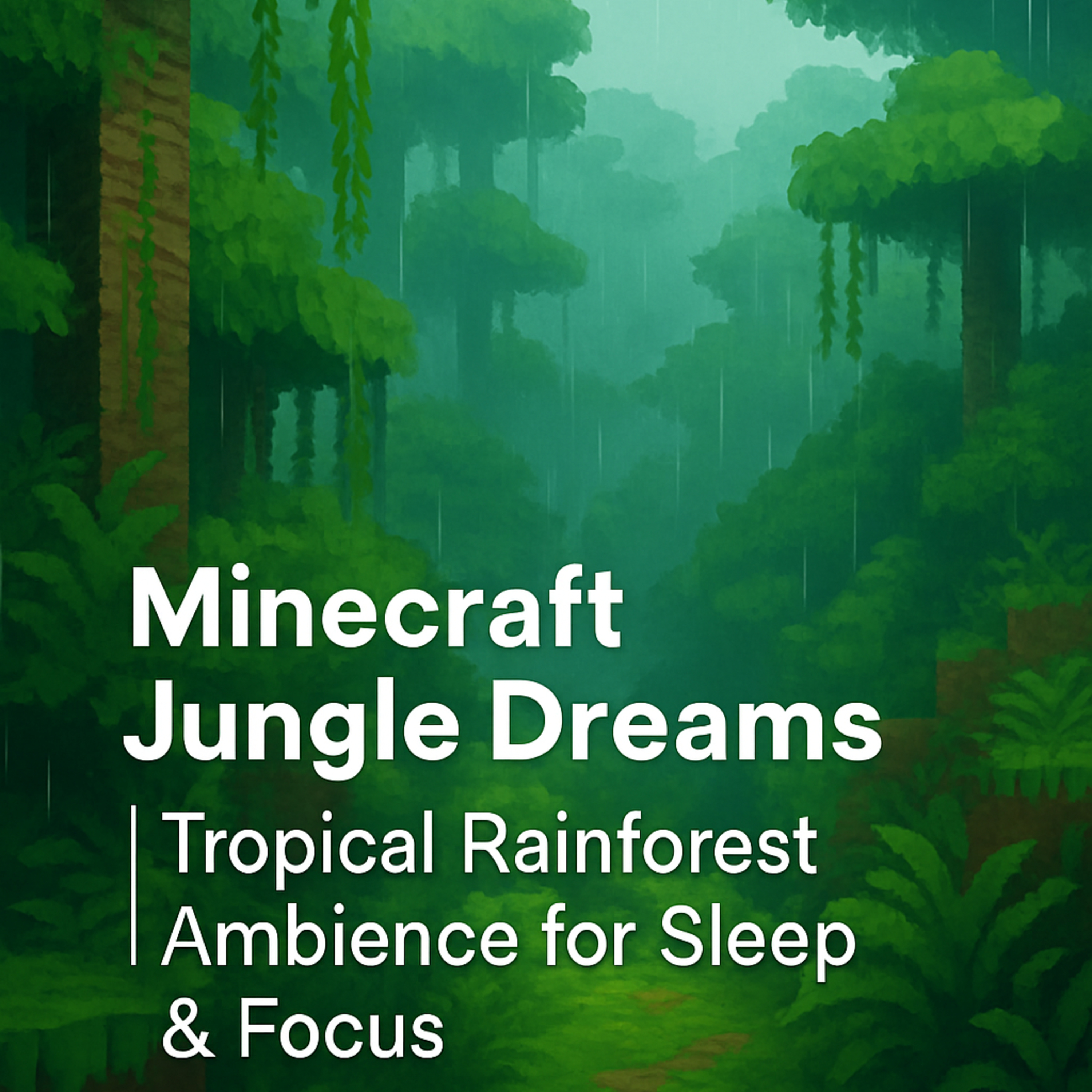 Minecraft Rain and music | 8 hours