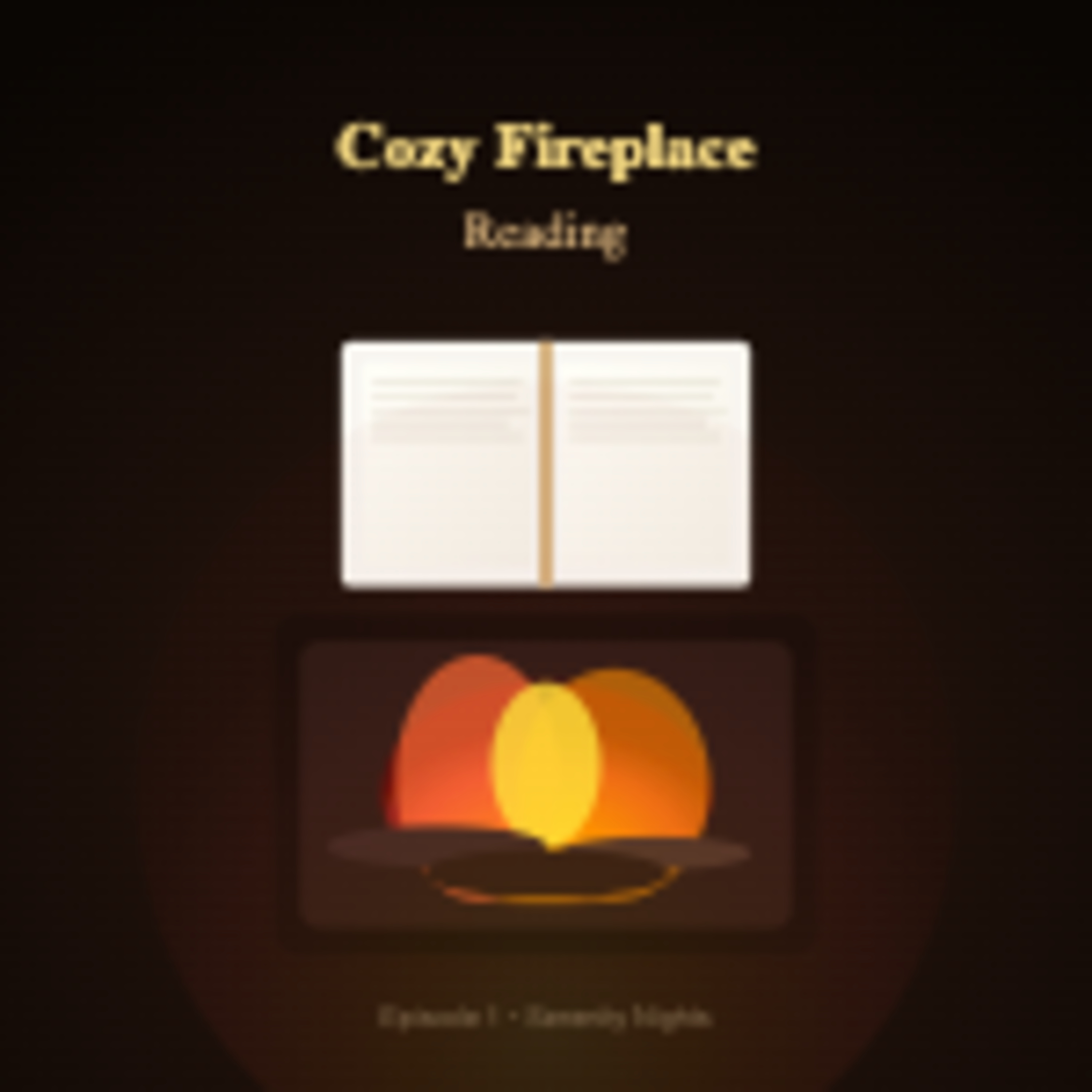 Cozy Fireplace Reading