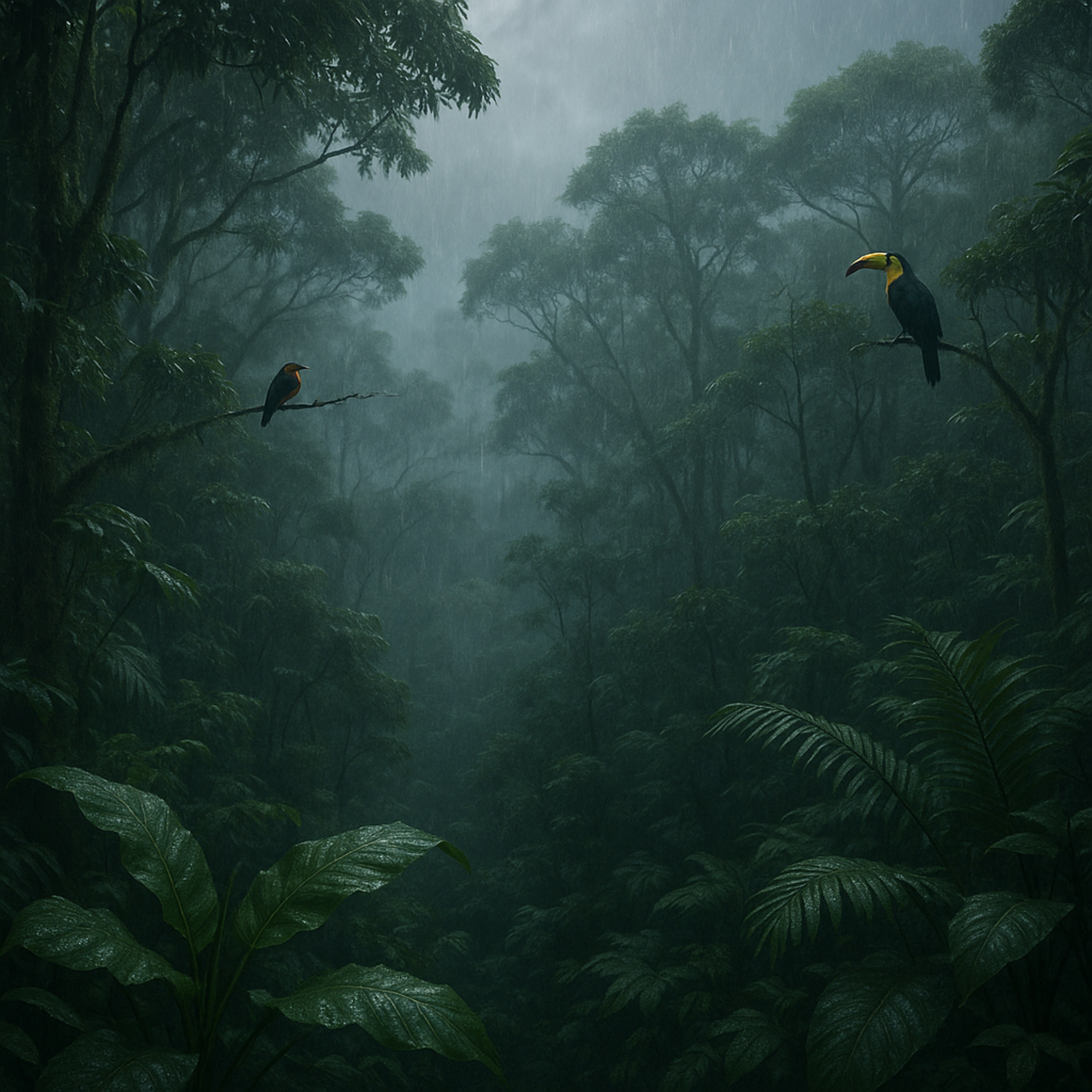 Tropical Rain & Bird Sounds