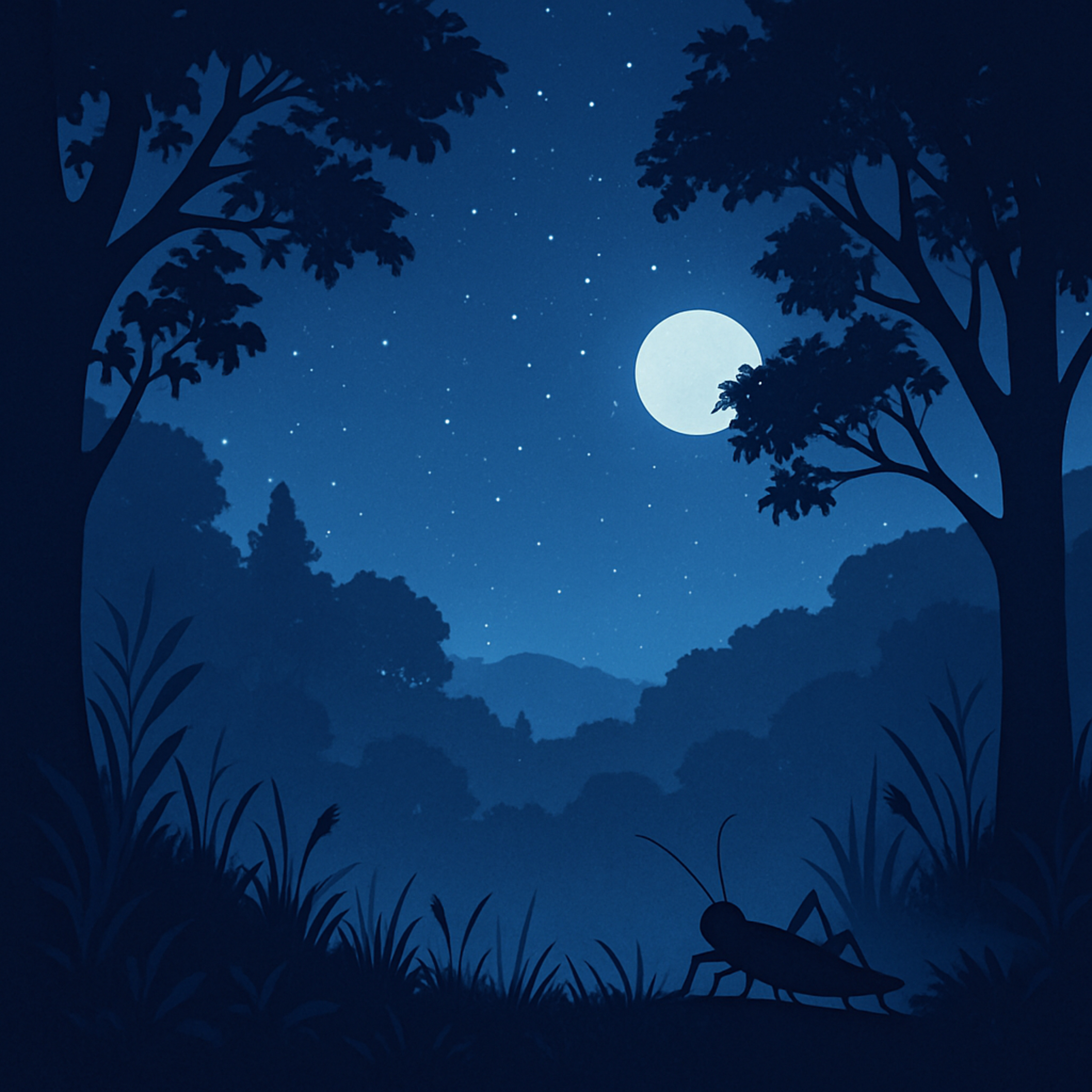 Night Crickets Ambience – Calm Nature Sounds for Sleep