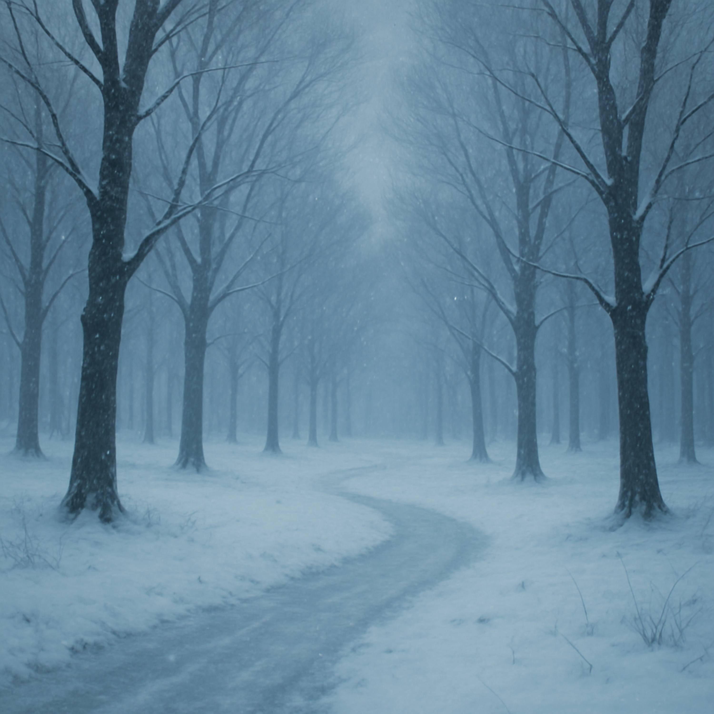 Winter Wind in a Snowy Park – 2 Hours