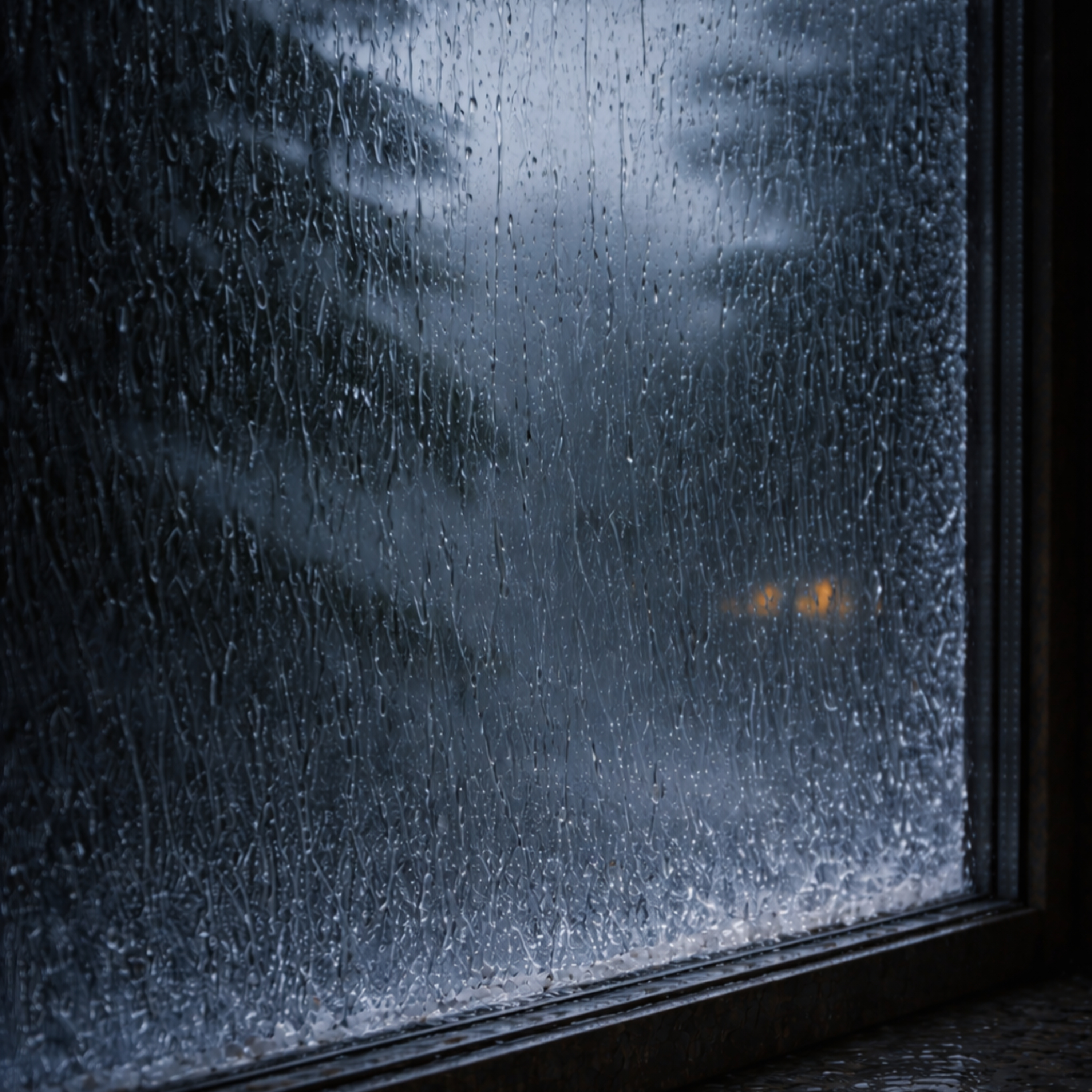 Rain and Hail on the Window – 2h of Heavy Weather Ambience for Sleep & Focus