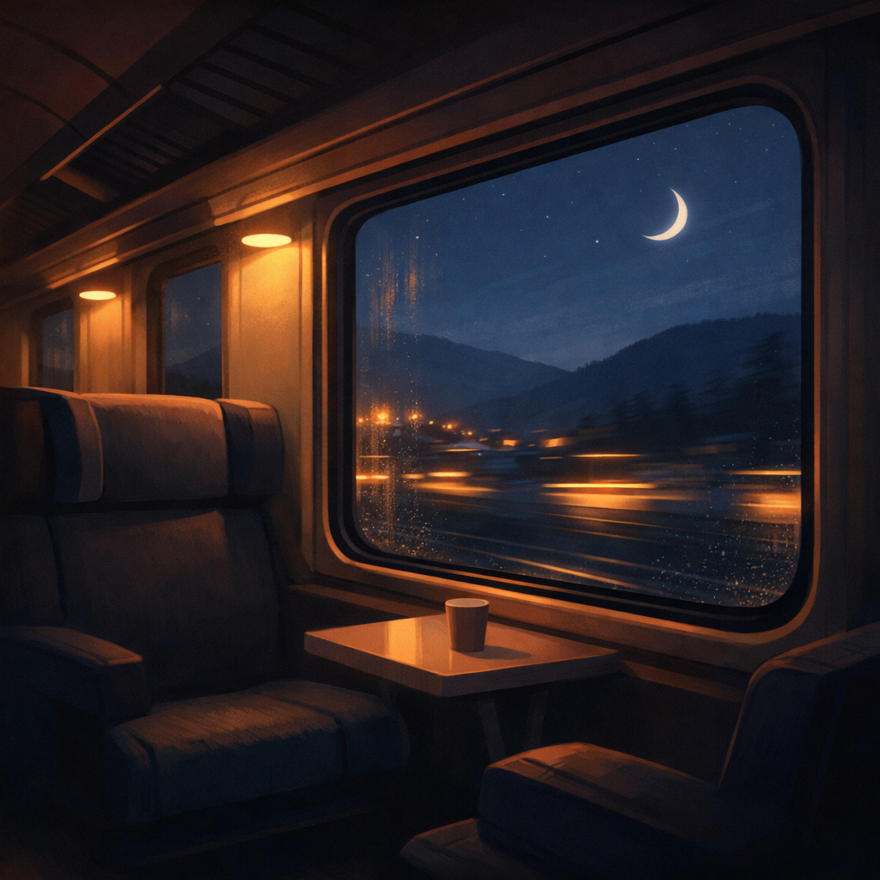 Train Interior Ambience – 4 Hours of Smooth Rail Sounds for Sleep & Focus