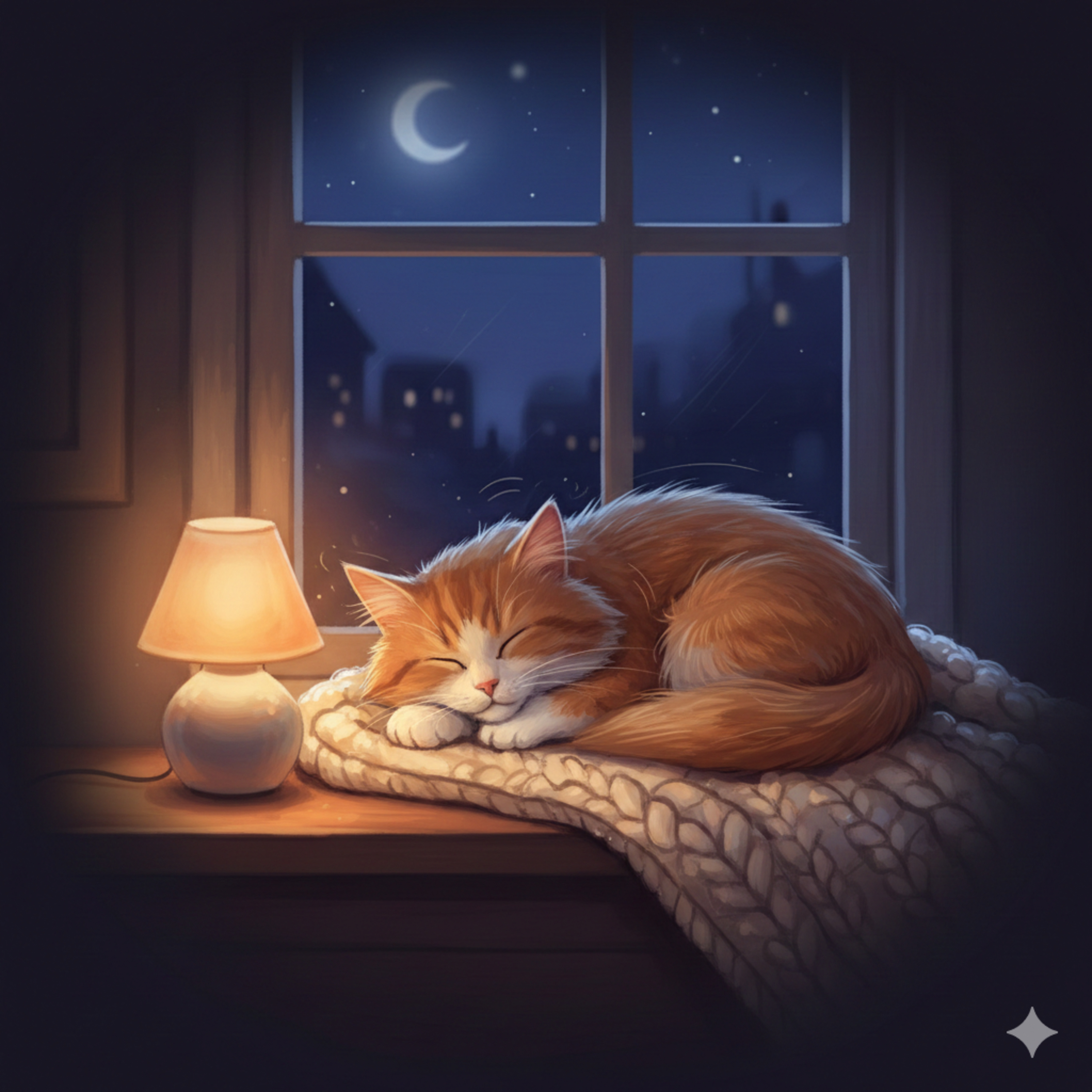 Soft Cat Purring – Cozy Sleep (2 Hours)