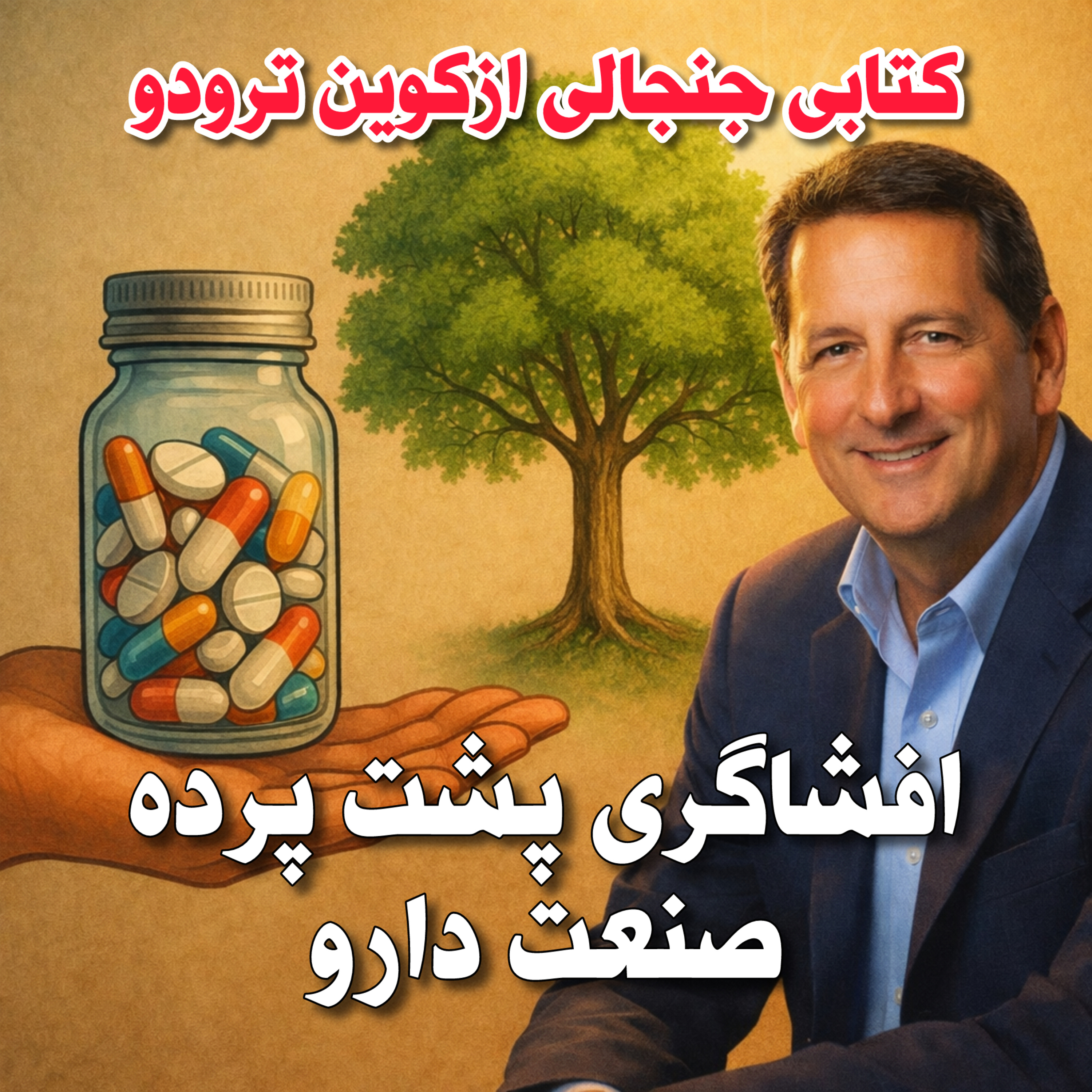 کاور کتابی جنجالی از کوین ترودو،افشاگری تکان دهنده درباره پشت پرده های صنعت دارو