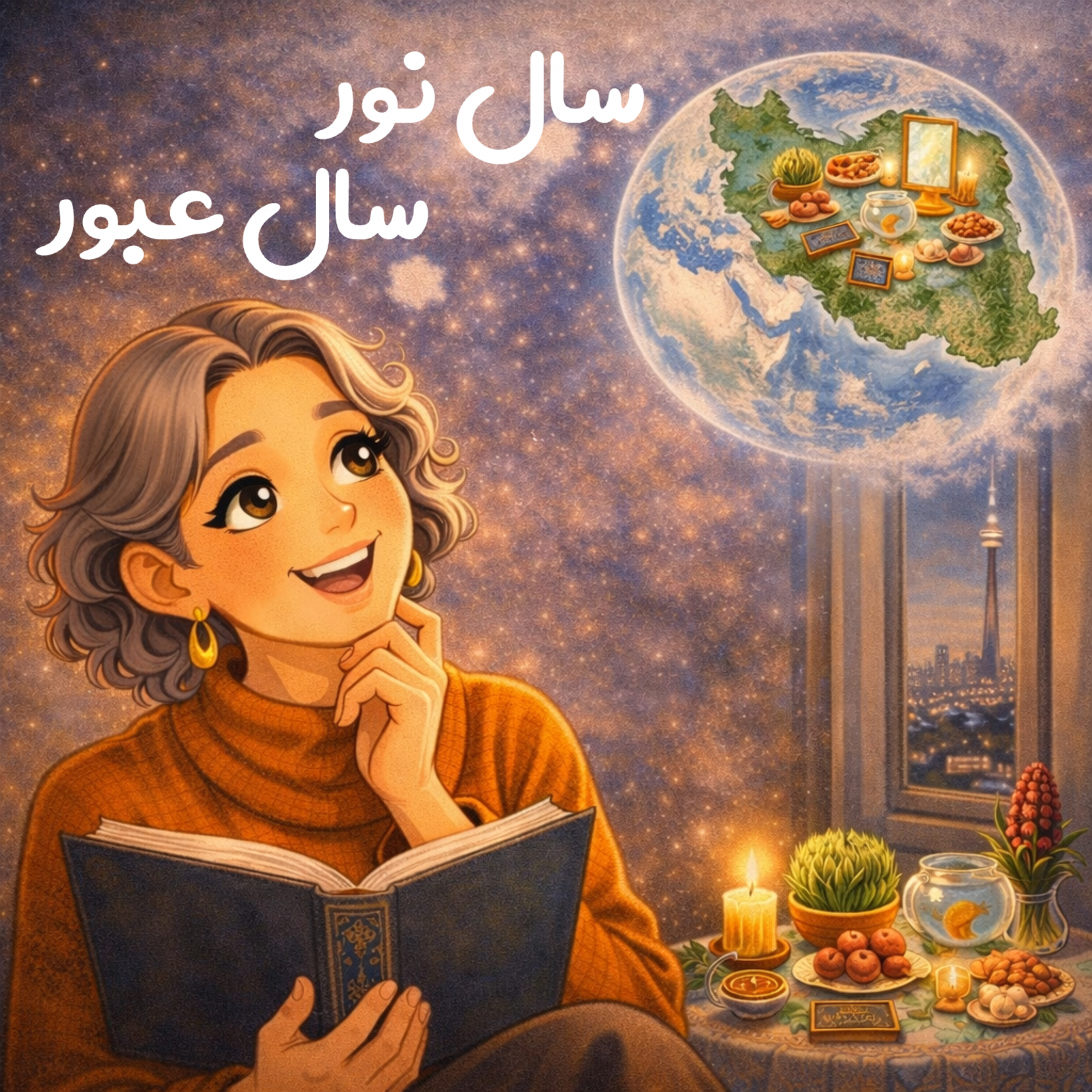 کاور سال نور، سال عبور ، مبارک