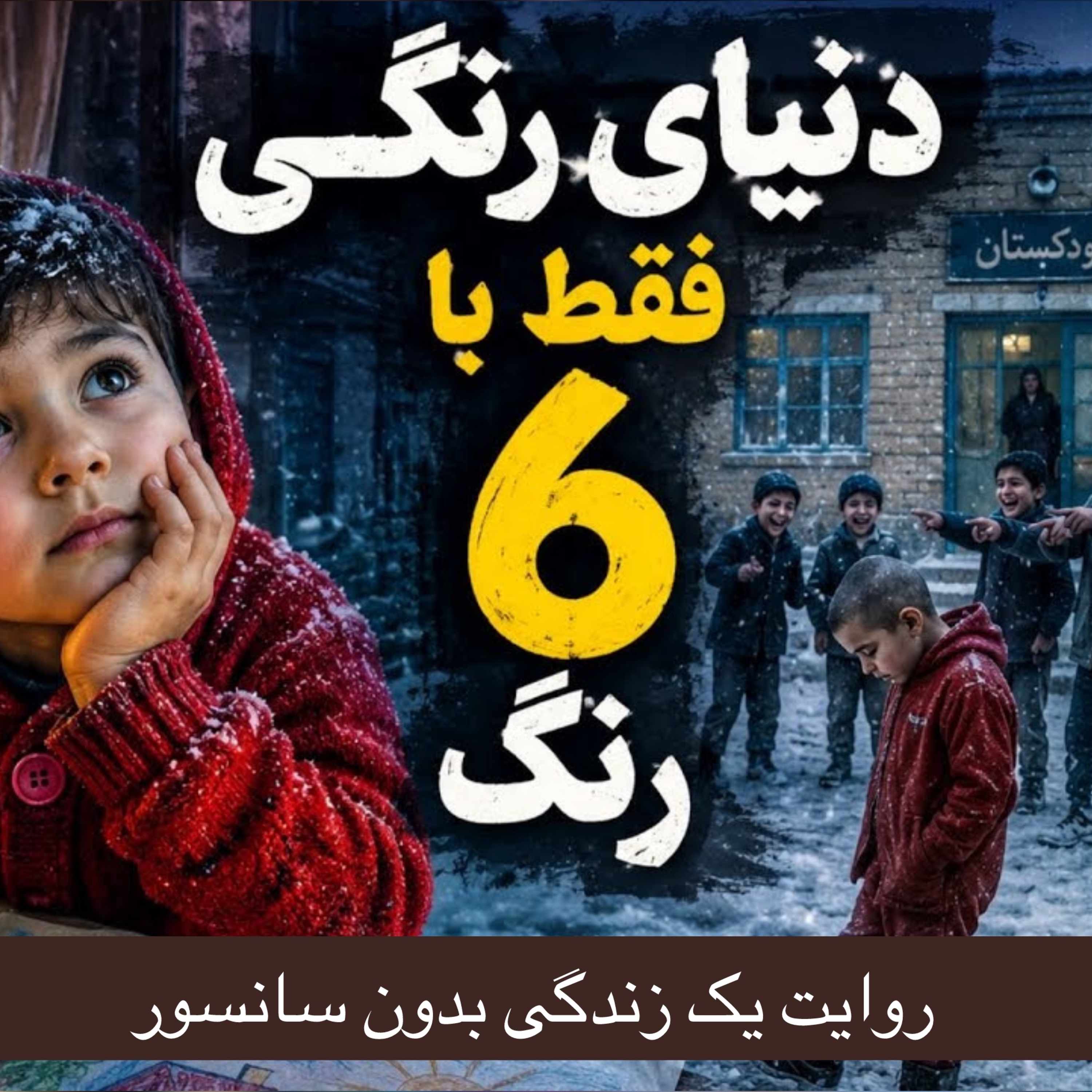 کاور دنیای رنگی فقط با ۶ رنگ/ روایت یک زندگی بدون سانسور/ قسمت ۵