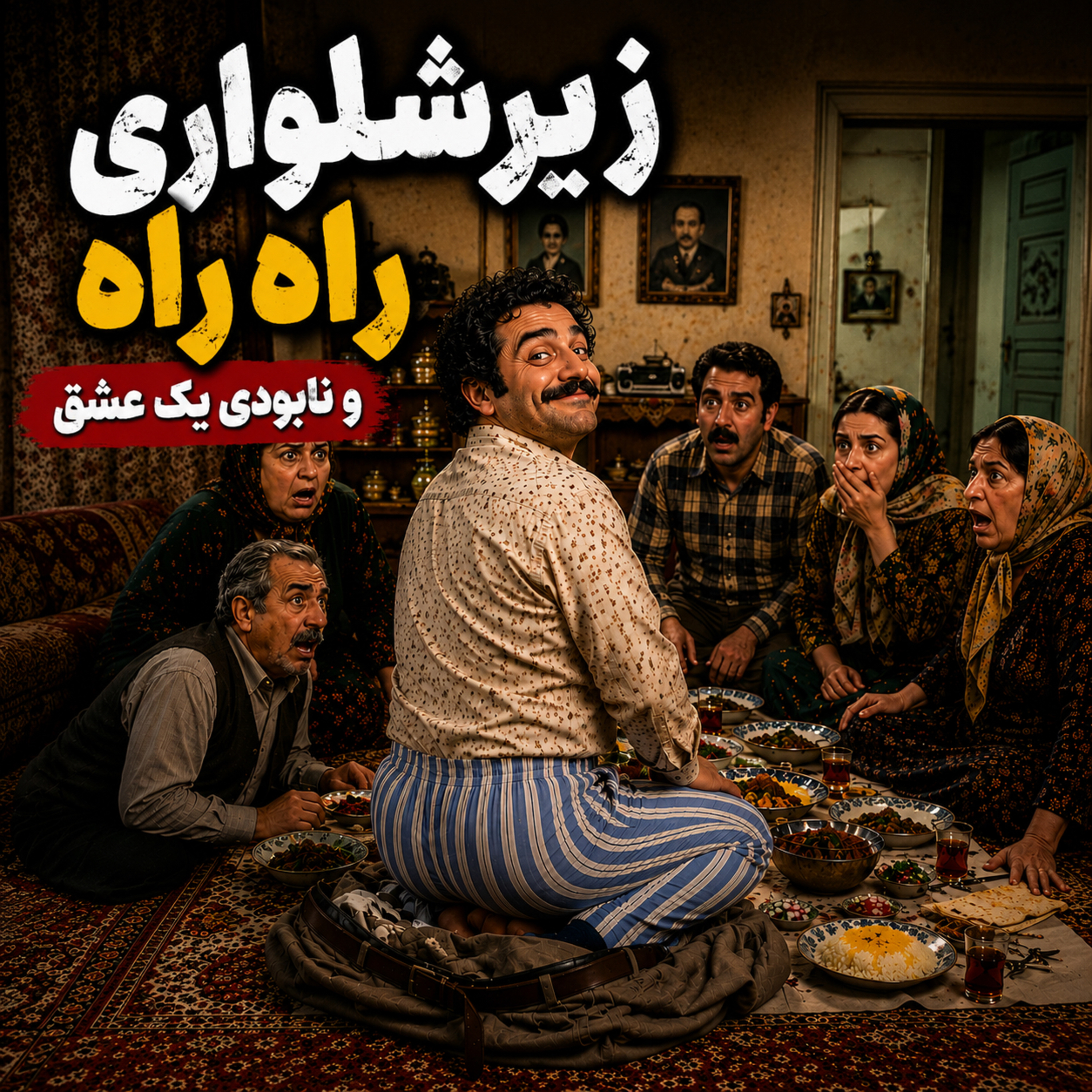 کاور زیرشلواریِ راهراه و نابودیِ یک عشق /روایت یک زندگی بدون سانسور/ قسمت۶