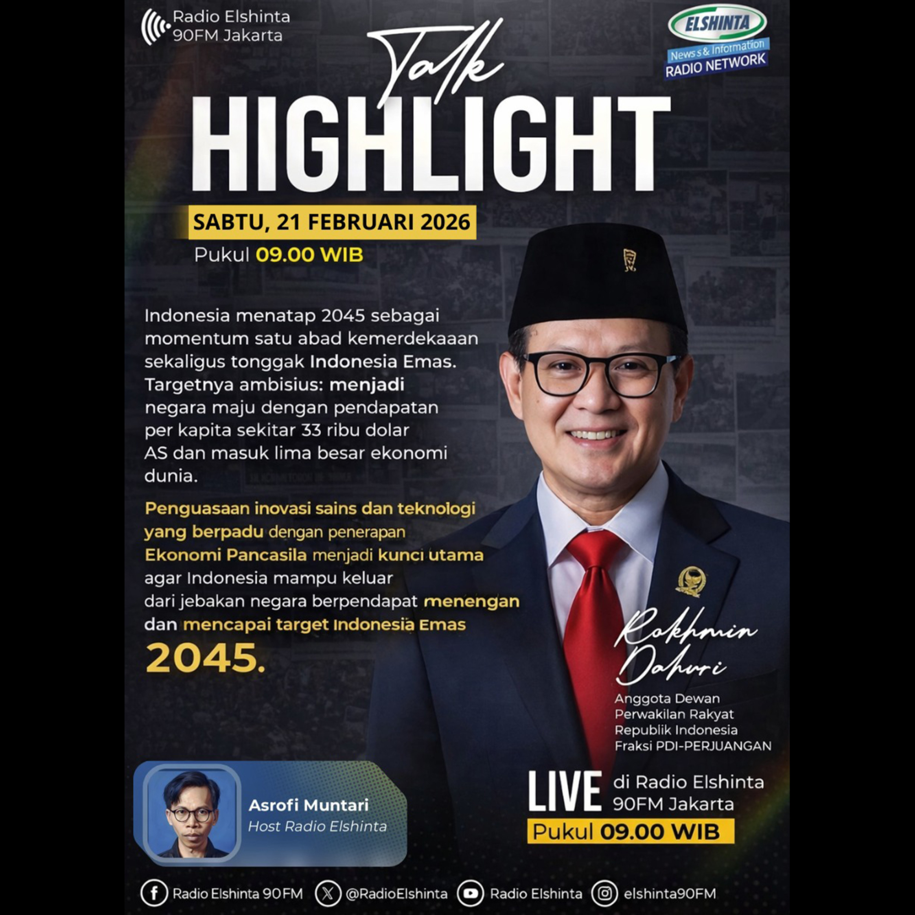 Ekonomi Pancasila dan Inovasi Sains: Kunci Indonesia Emas 2045