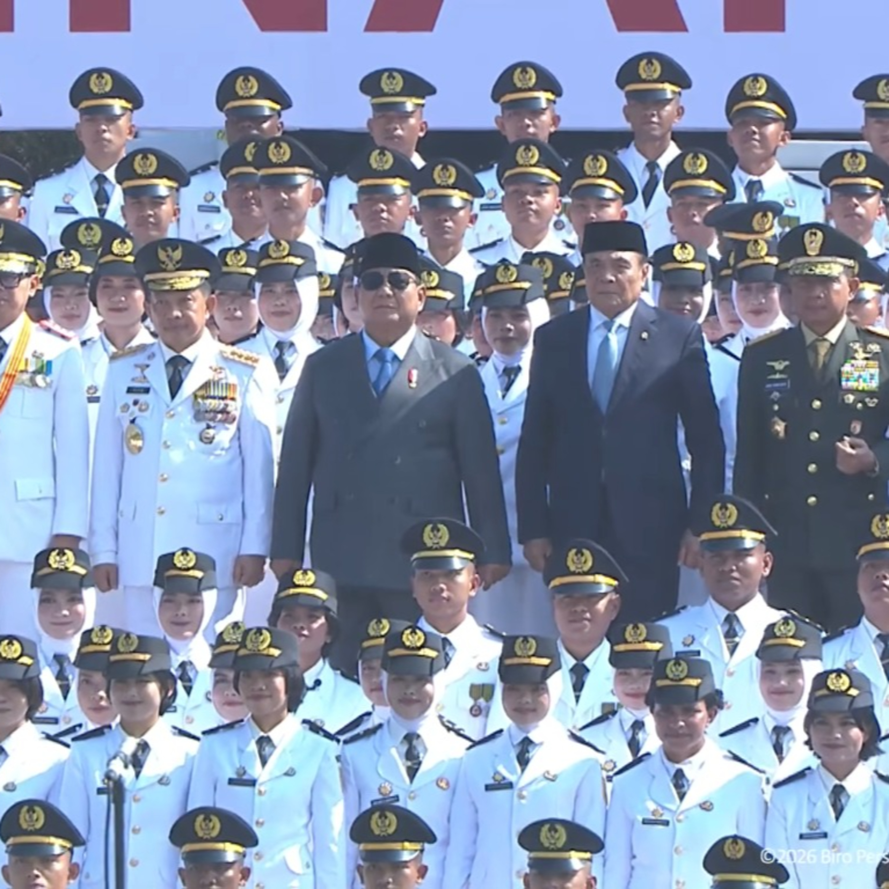 Presiden Prabowo Pimpin Upacara Pelantikan Pamong Praja Muda XXXIII IPDN 2026, 29 Juli 2026, Sumedang