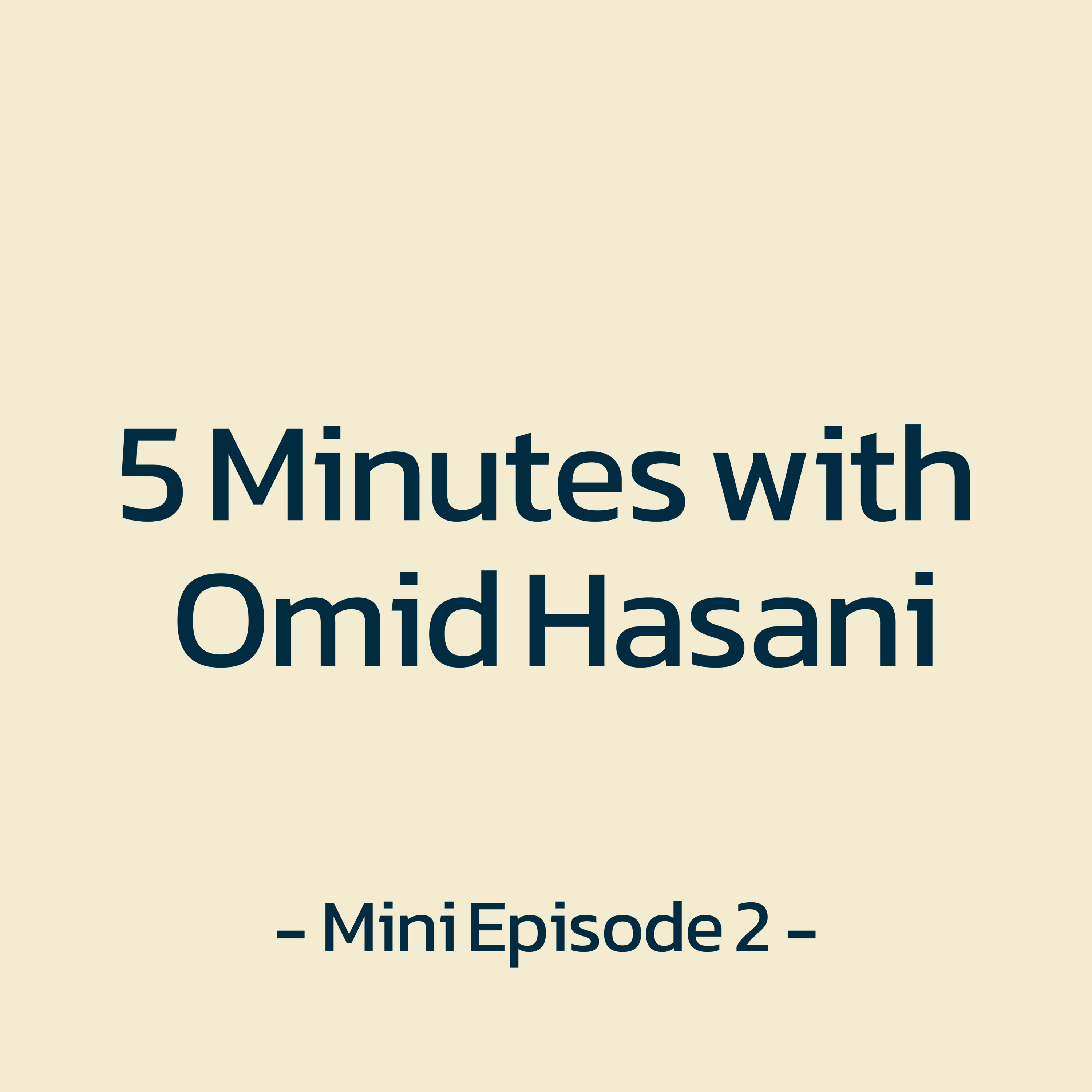 Mini Episode #2| گپ و گفتی با شما episode artwork