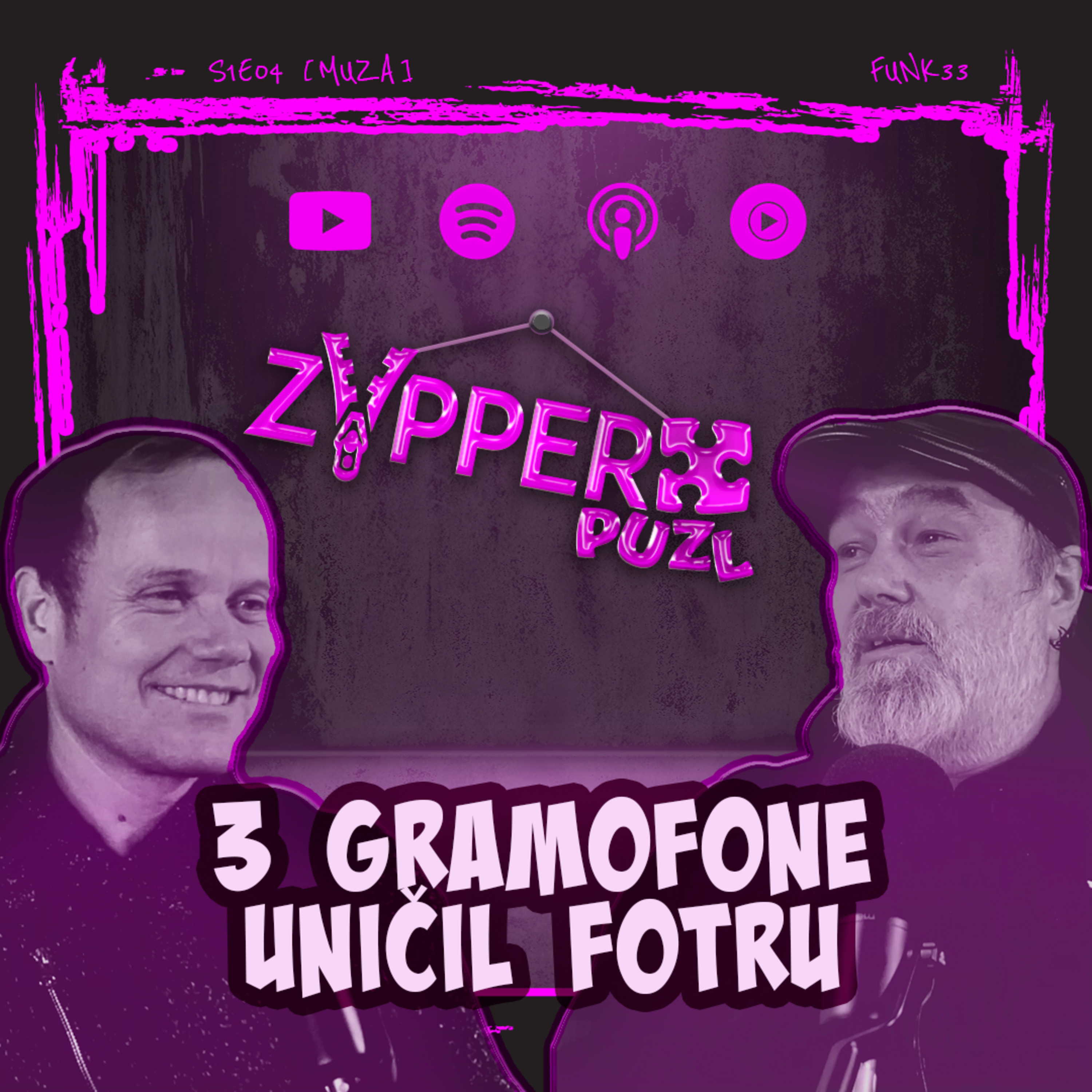 3 gramofone uničil fotru - Funk33 / Silverj / zYpper Puzl: MUZA [S1E04]