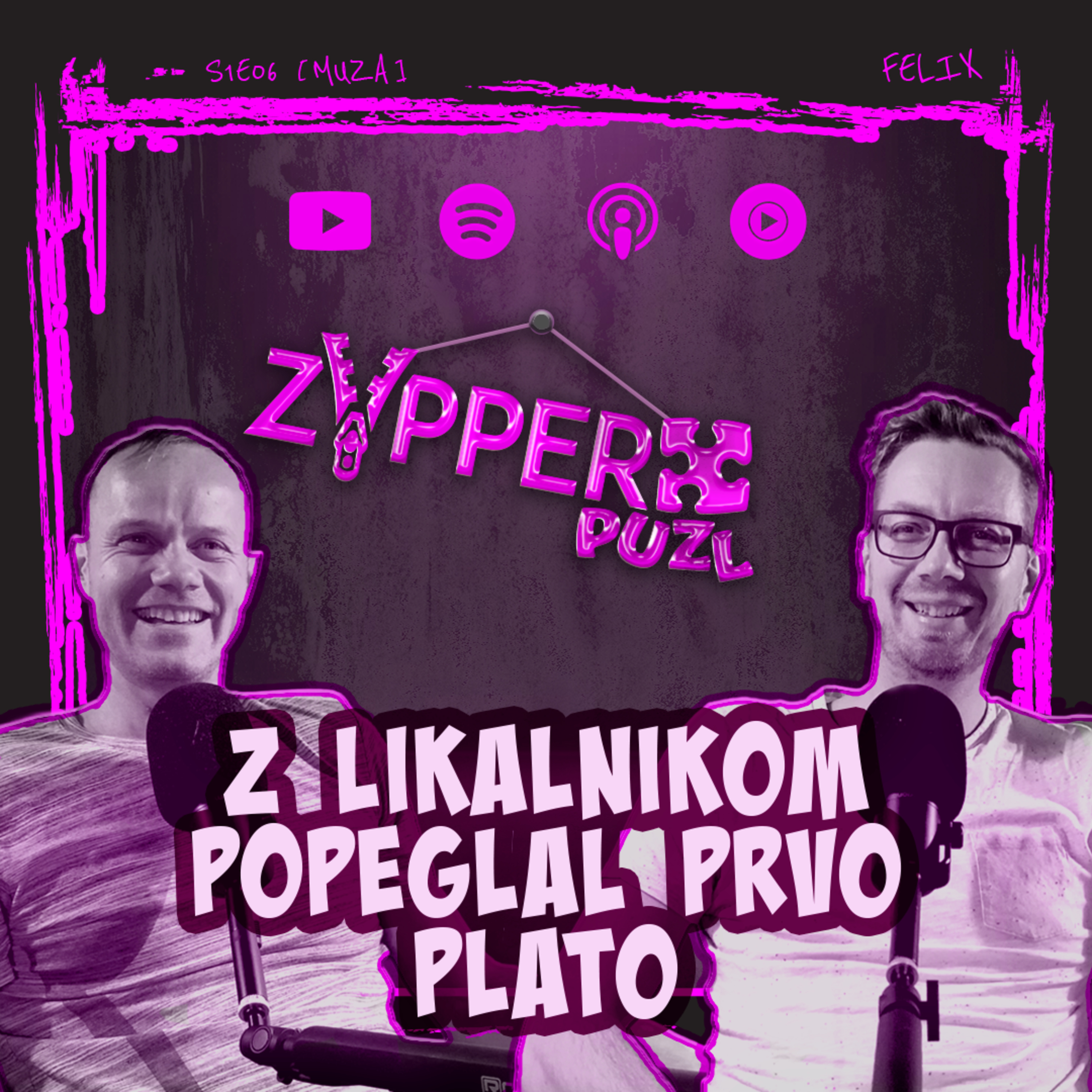 Z likalnikom popeglal prvo plato - Felix / Silverj / zYpper Puzl: MUZA [S1E06]