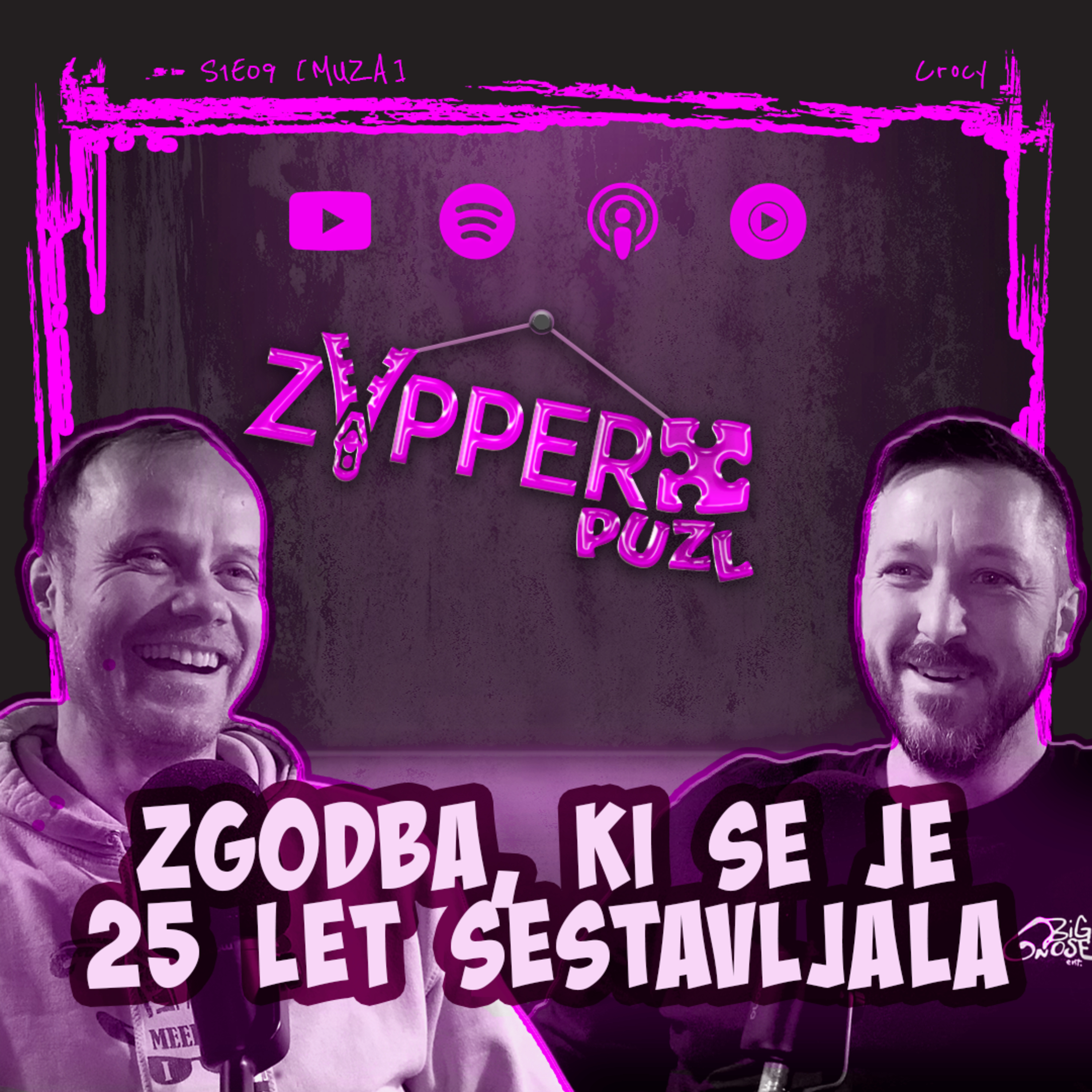 Zgodba, ki se je 25 let sestavljala - Crocy / Silverj / zYpper Puzl: MUZA [S1E09]