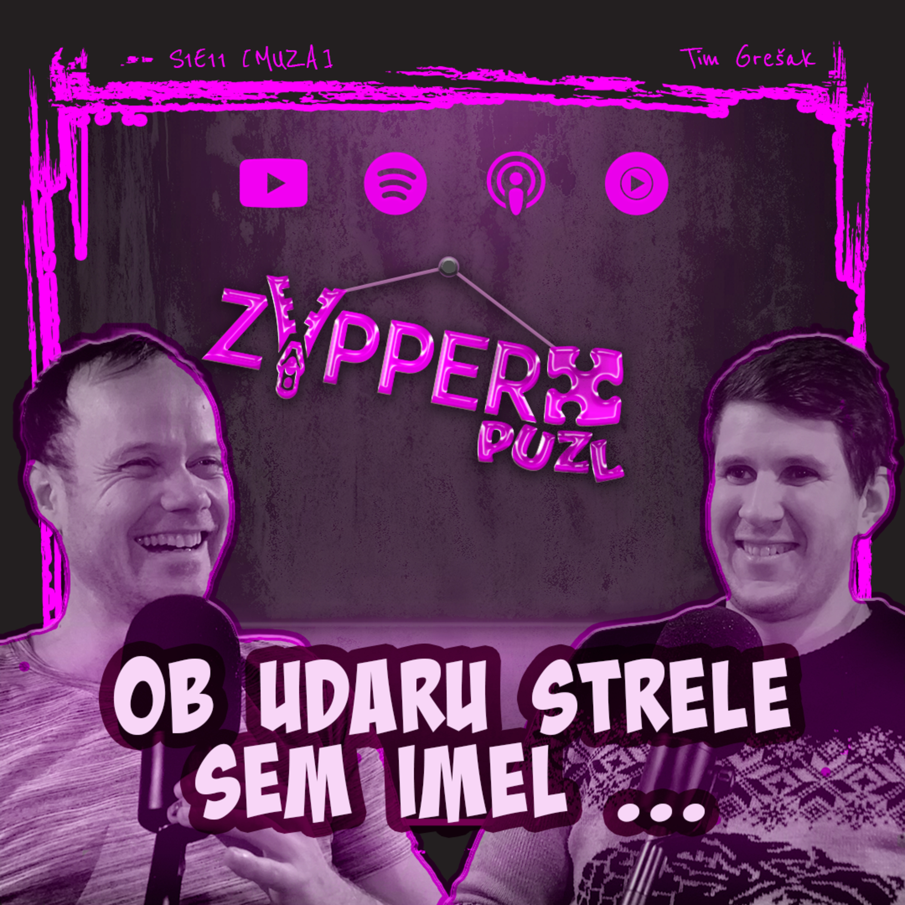 Ob udaru strele sem imel ... - Tim Grešak / Silverj / zYpper Puzl: MUZA [S1E11]