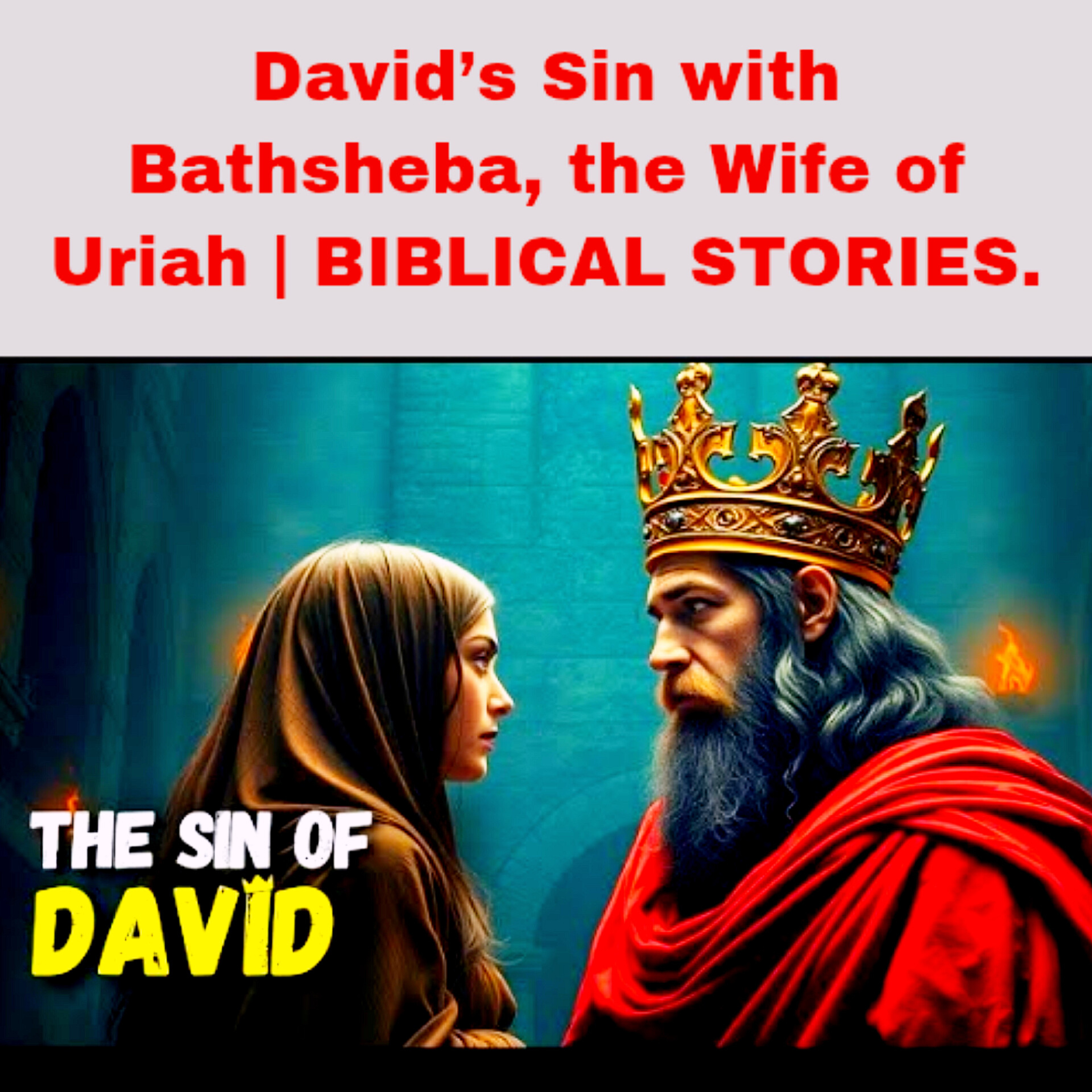 David’s Sin with Bathsheba, the Wife of Uriah | BIBLICAL STORIES.
