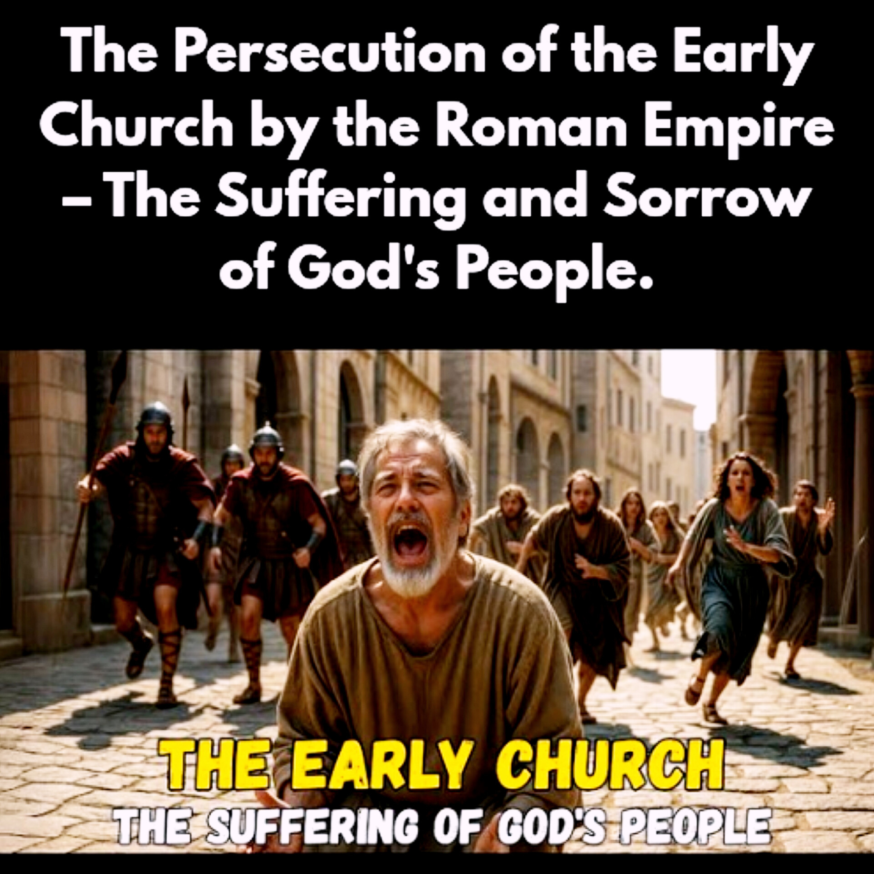 The Persecution of the Early Church by the Roman Empire – The Suffering and Sorrow of God's People.