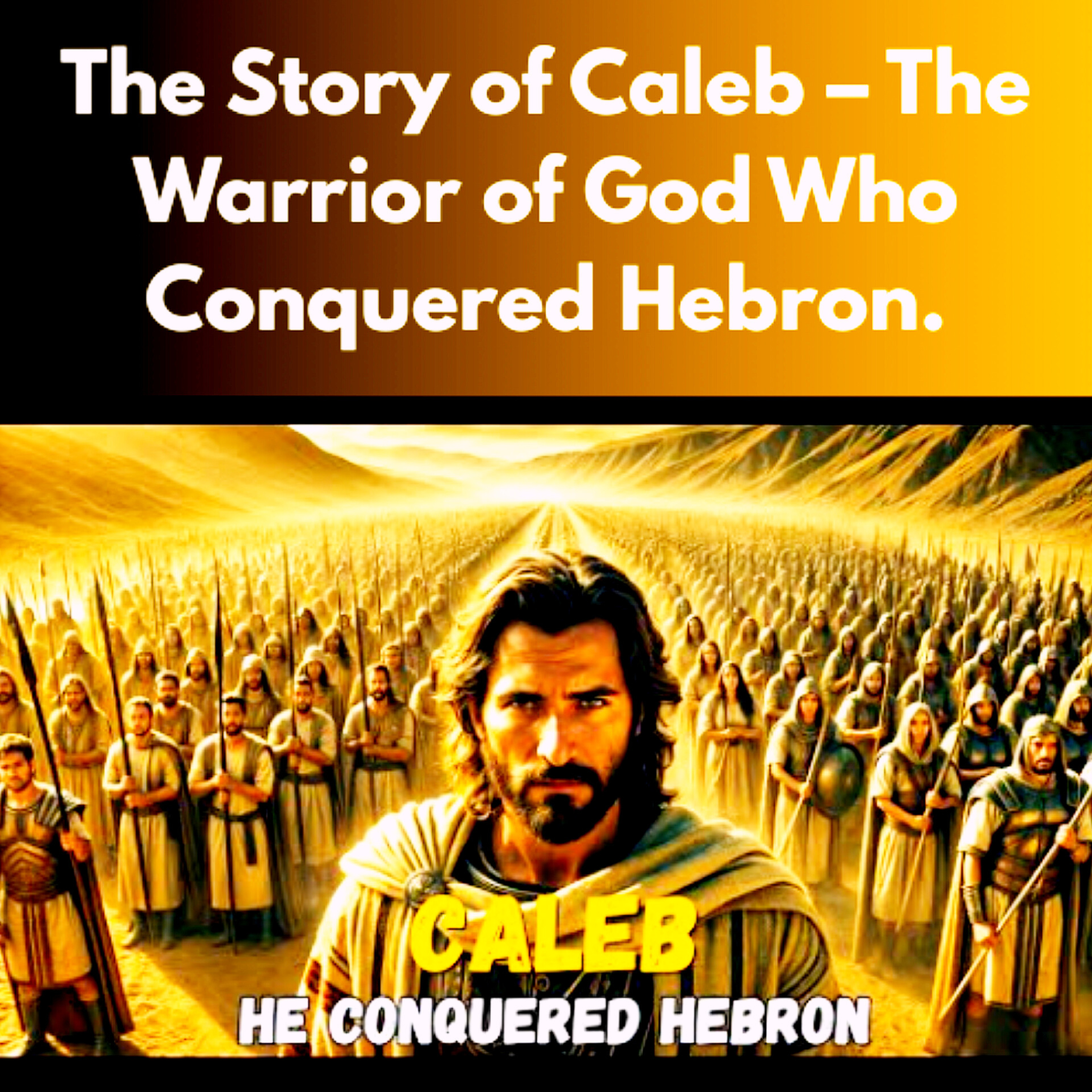 The Story of Caleb – The Warrior of God Who Conquered Hebron | Bible Stories.
