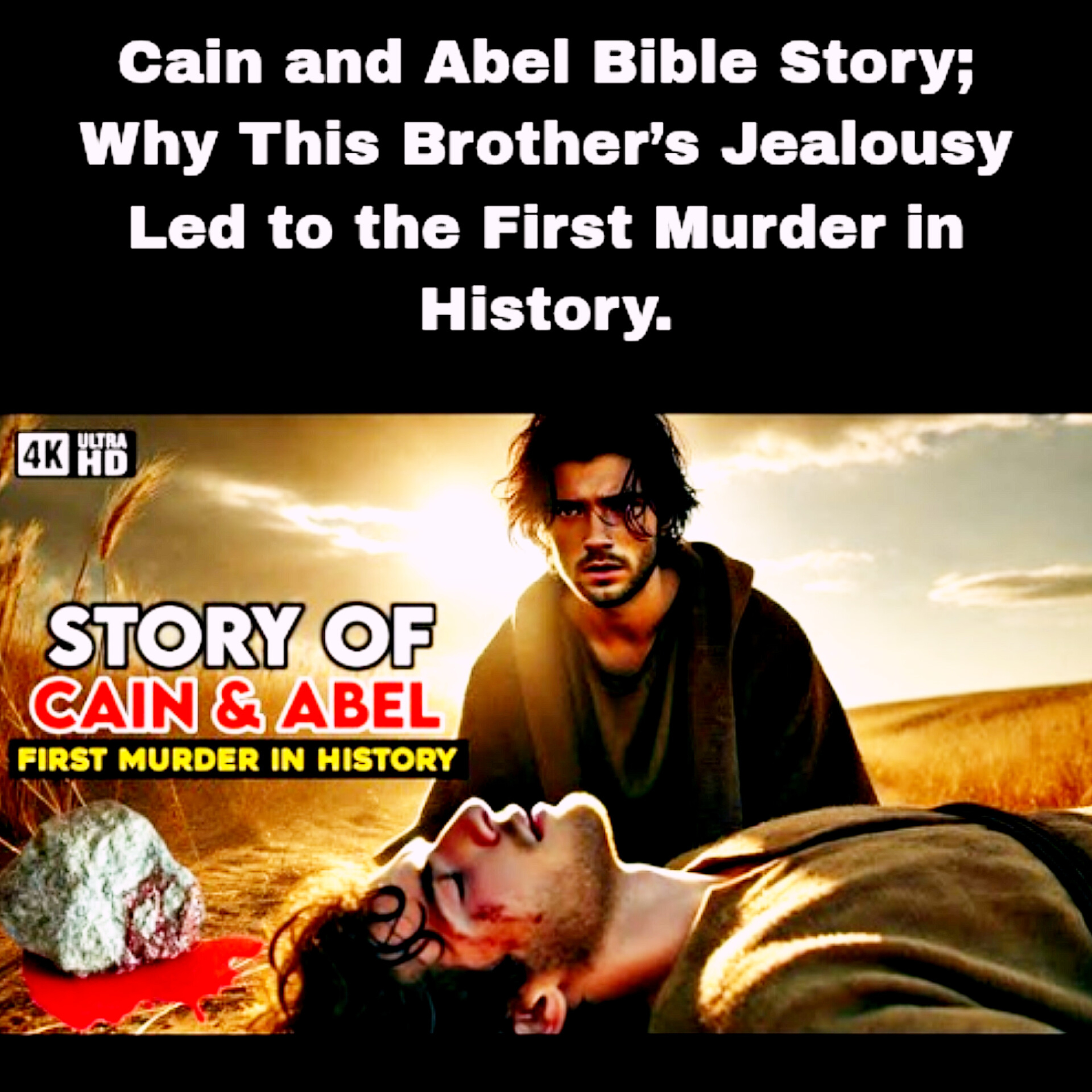 Cain and Abel Bible Story | Why This Brother’s Jealousy Led to the First Murder in History.