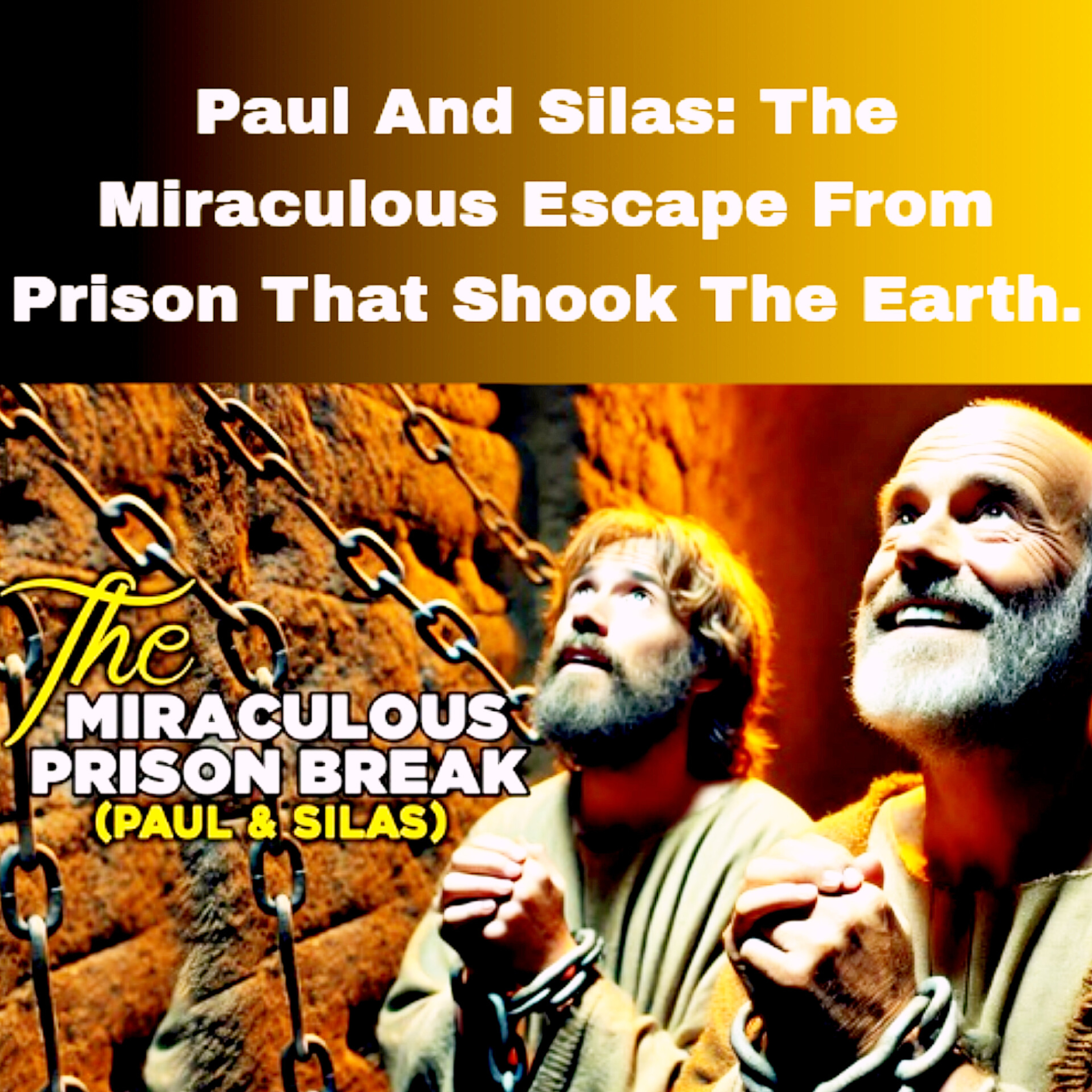 Paul And Silas: The Miraculous Escape From Prison That Shook The Earth | Bible Stories.