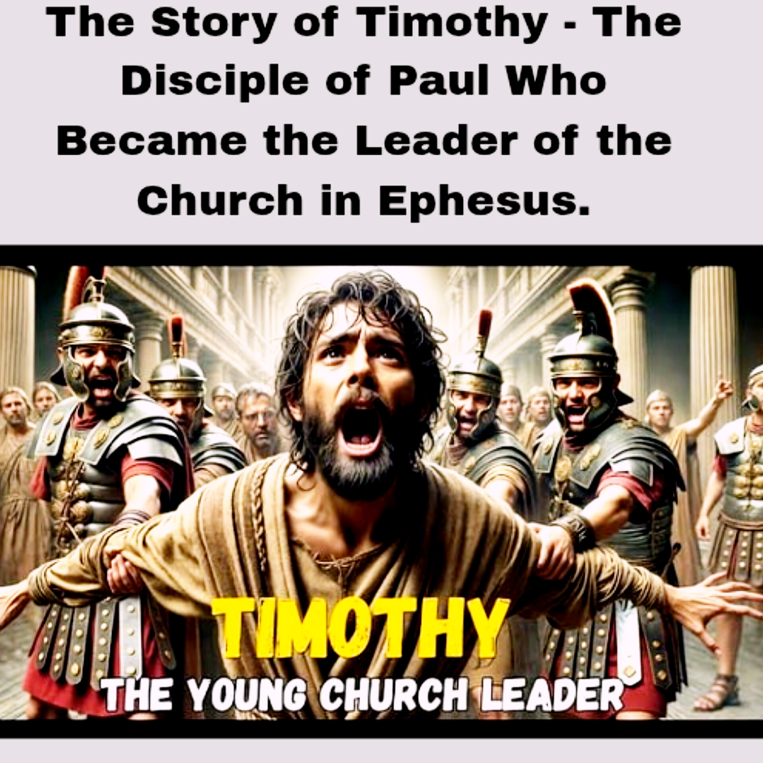 The Story of Timothy - The Disciple of Paul Who Became the Leader of the Church in Ephesus.